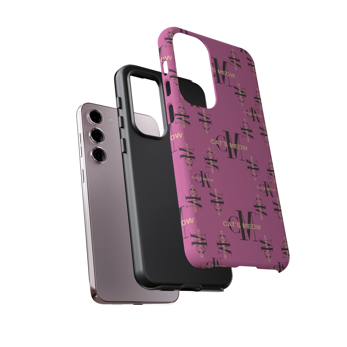 Phone Cases - Cat's Meow Logo Pattern Tough Cases