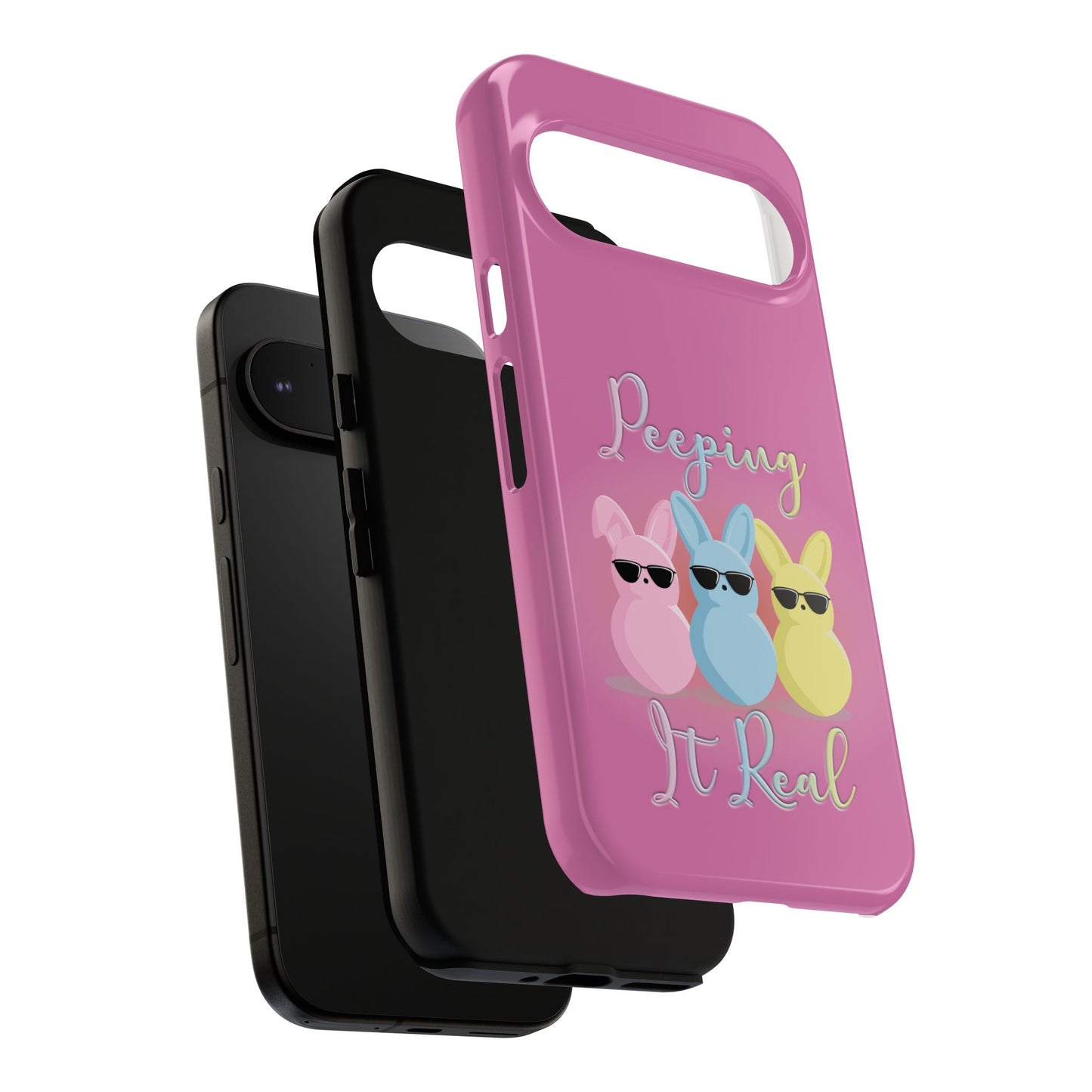 Phone Case - Peeping It Real Bunny Design for Easter & Spring