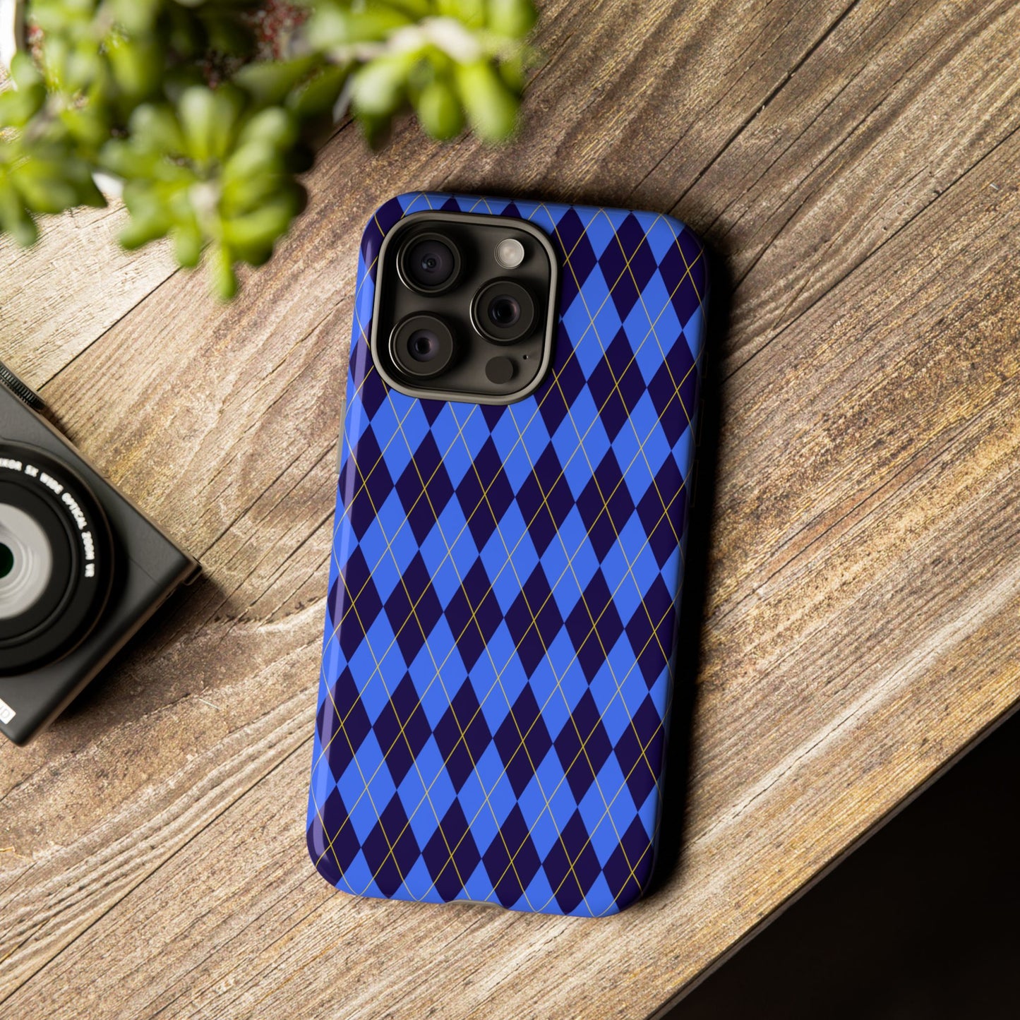 Stylish Argyle Phone Case - Tough Cases for Trendsetters