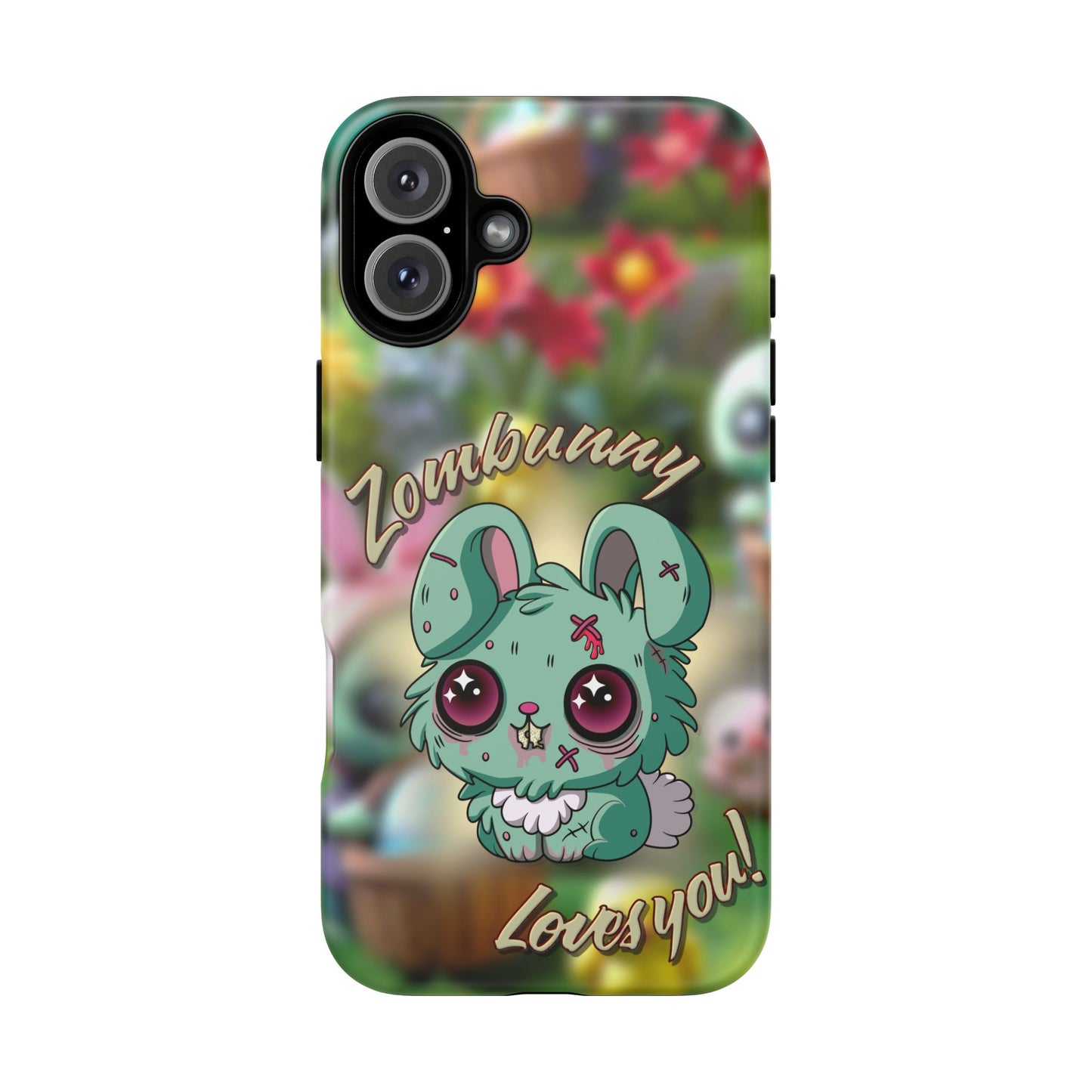 Phone Case - Cute Zombie Bunny - Zombunny Loves You