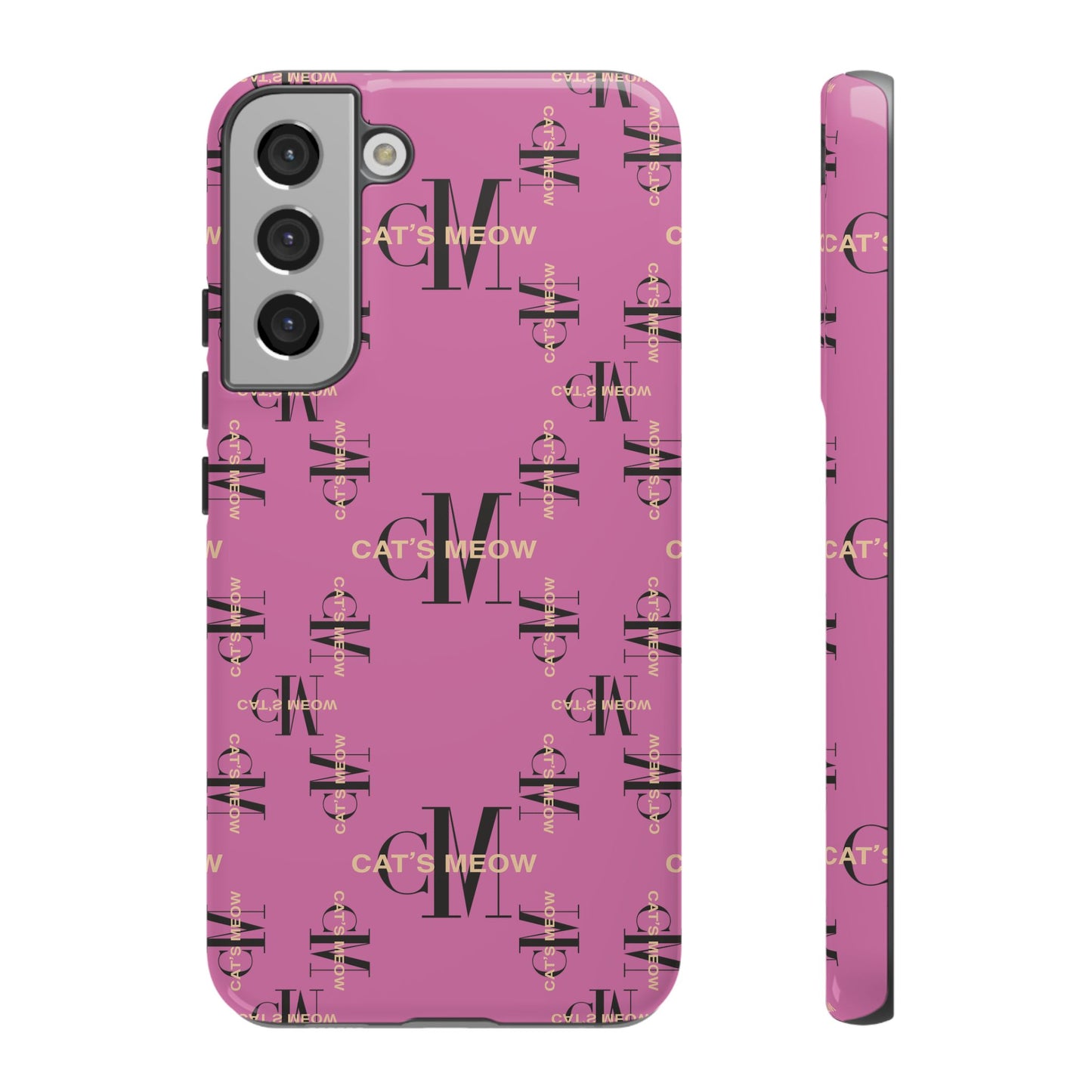 Phone Cases - Cat's Meow Logo Pattern Tough Cases