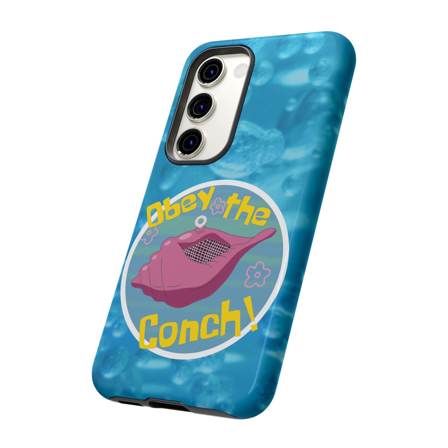 Phone Cases - Obey the Conch, Spongebob Design