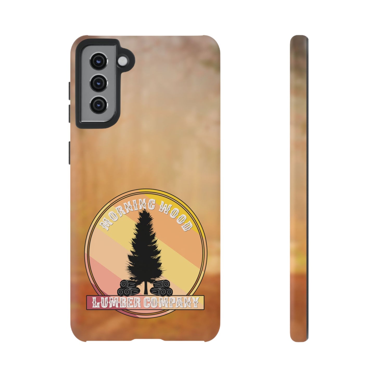 Vintage Morning Wood Phone Case - Tough Cases