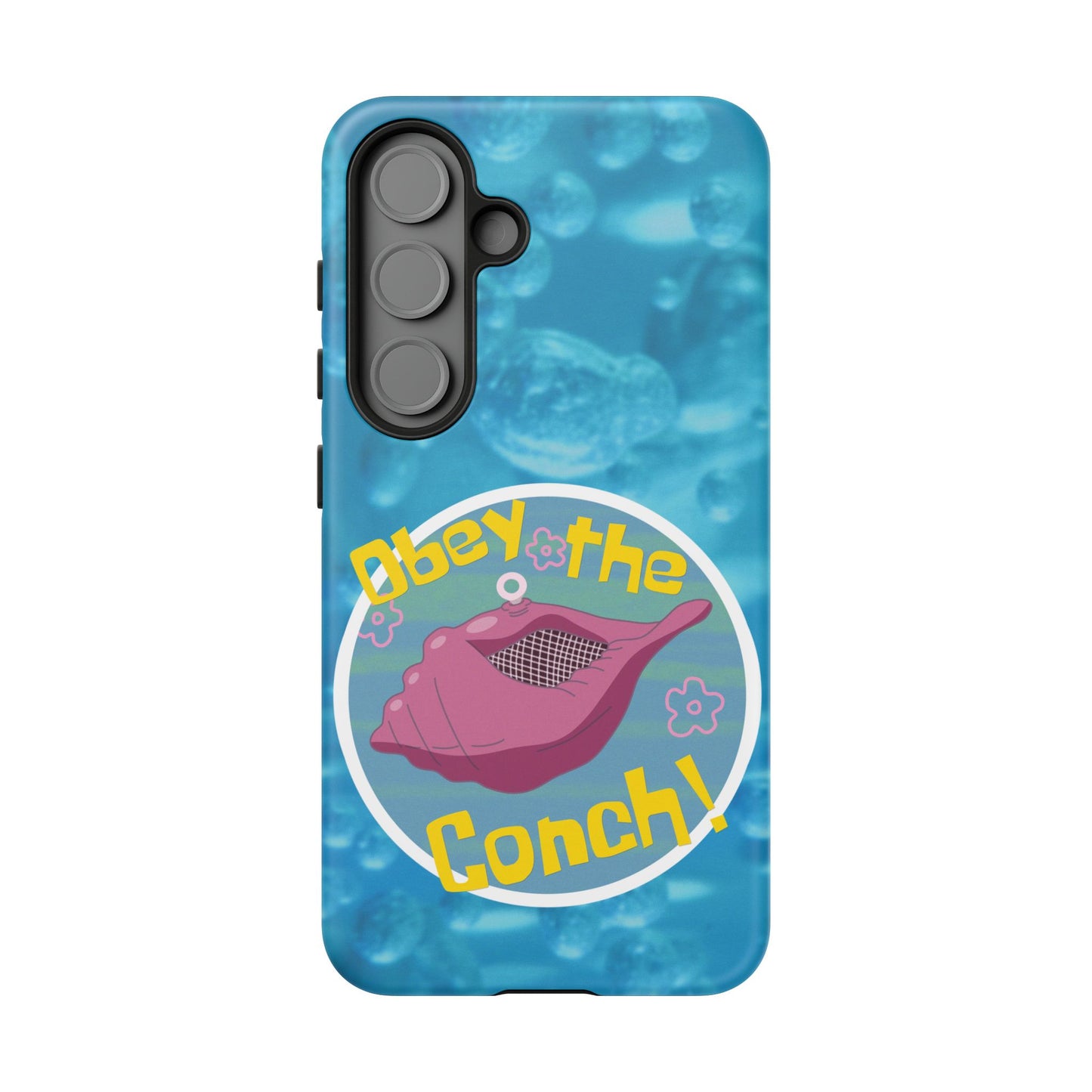 Phone Cases - Obey the Conch, Spongebob Design