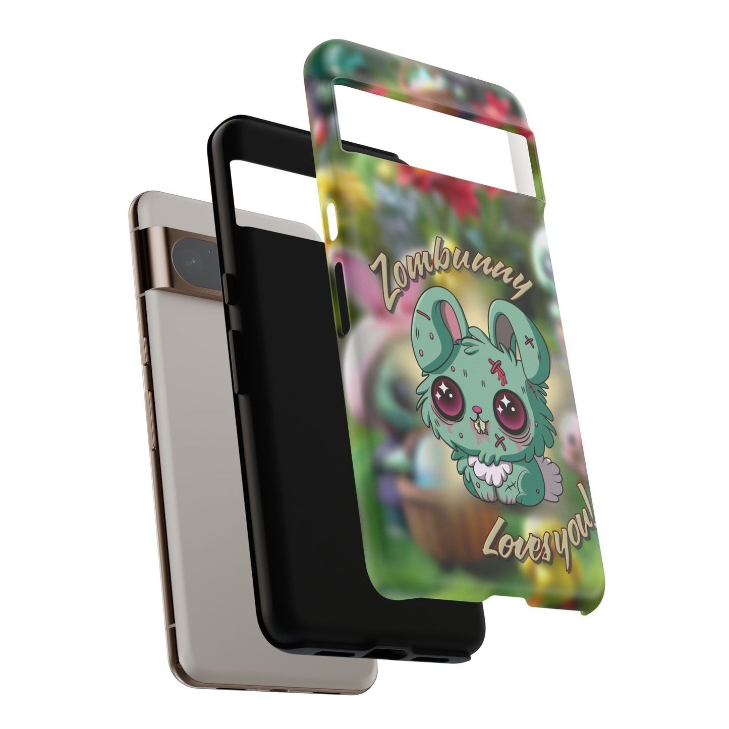 Phone Case - Cute Zombie Bunny - Zombunny Loves You