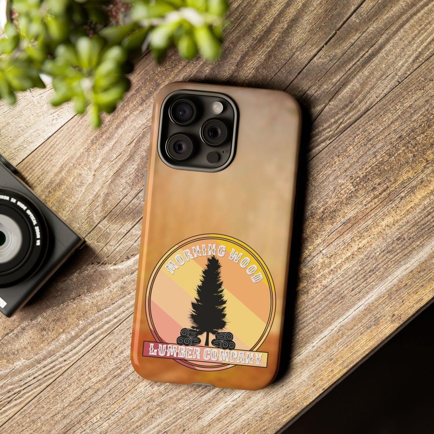 Vintage Morning Wood Phone Case - Tough Cases