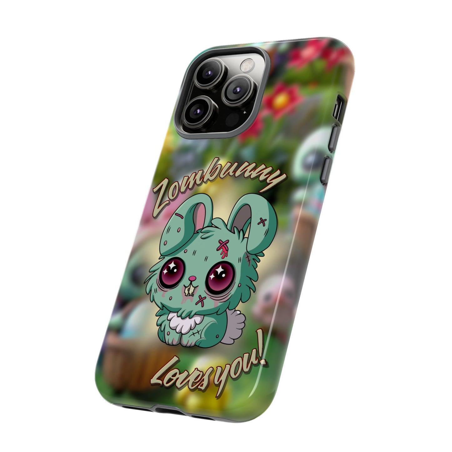 Phone Case - Cute Zombie Bunny - Zombunny Loves You