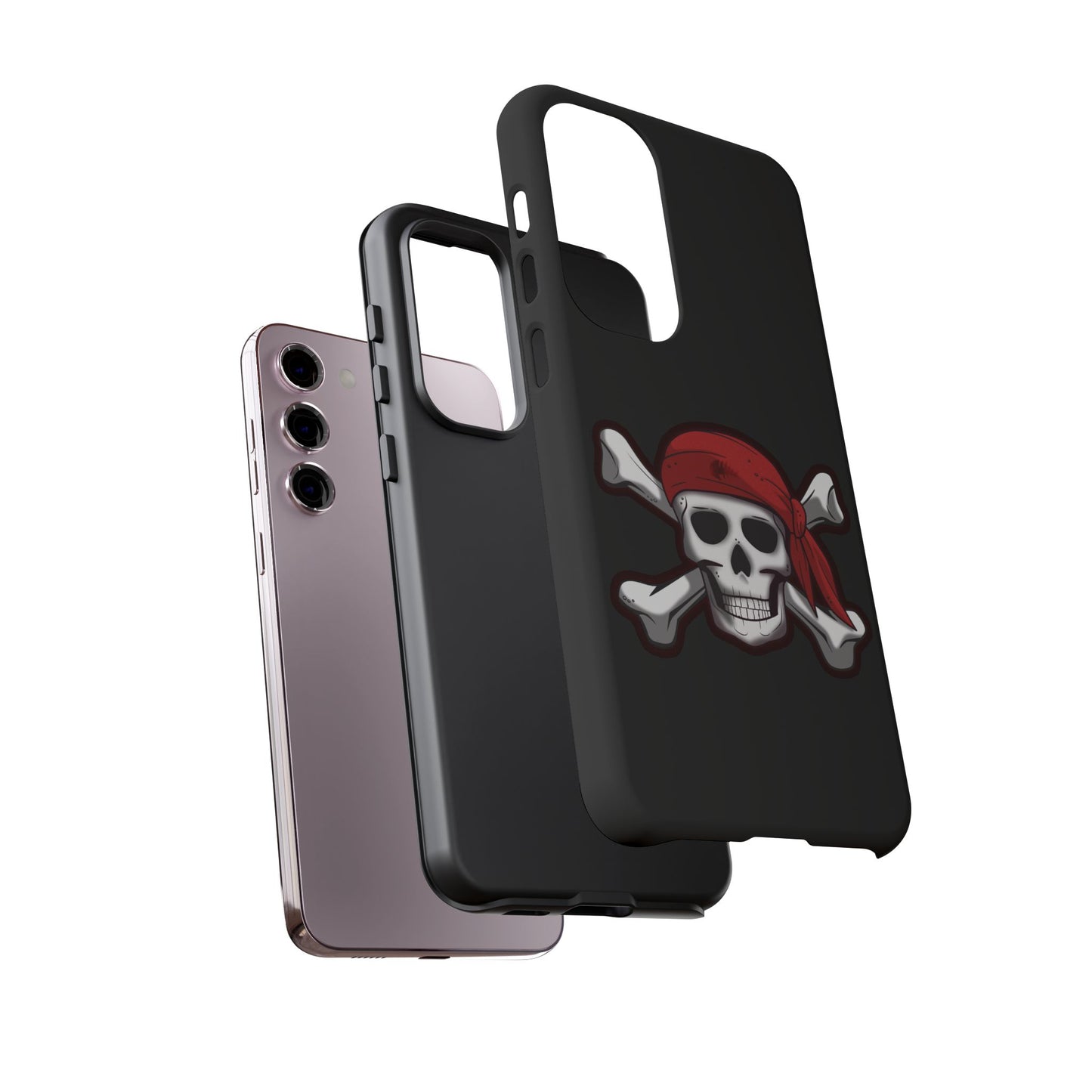 Pirate Skull and Crossbones with Jolly Roger Bandana - Tough Cases