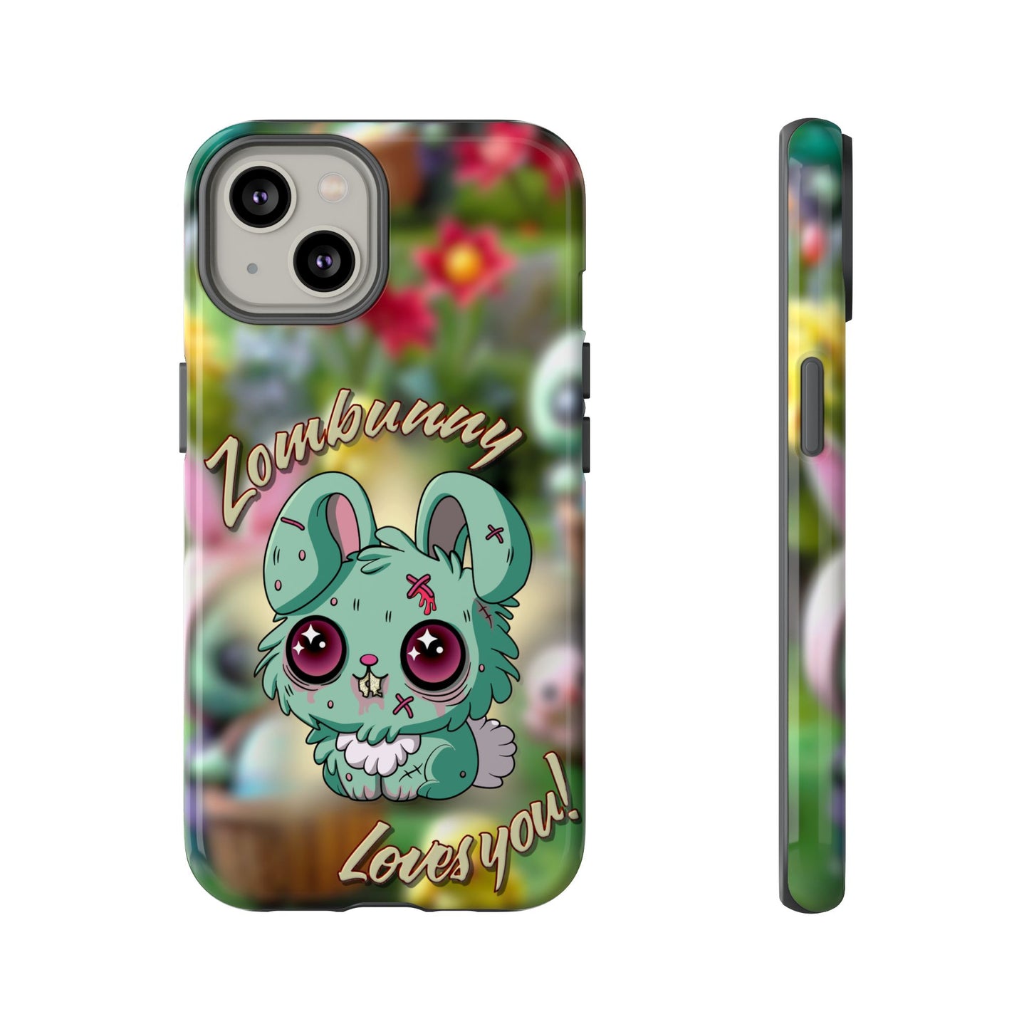 Phone Case - Cute Zombie Bunny - Zombunny Loves You