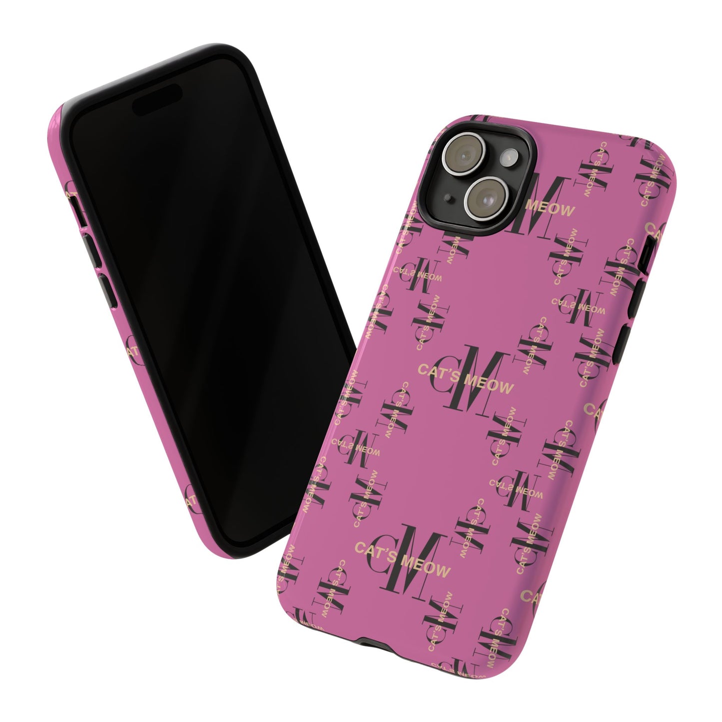 Phone Cases - Cat's Meow Logo Pattern Tough Cases