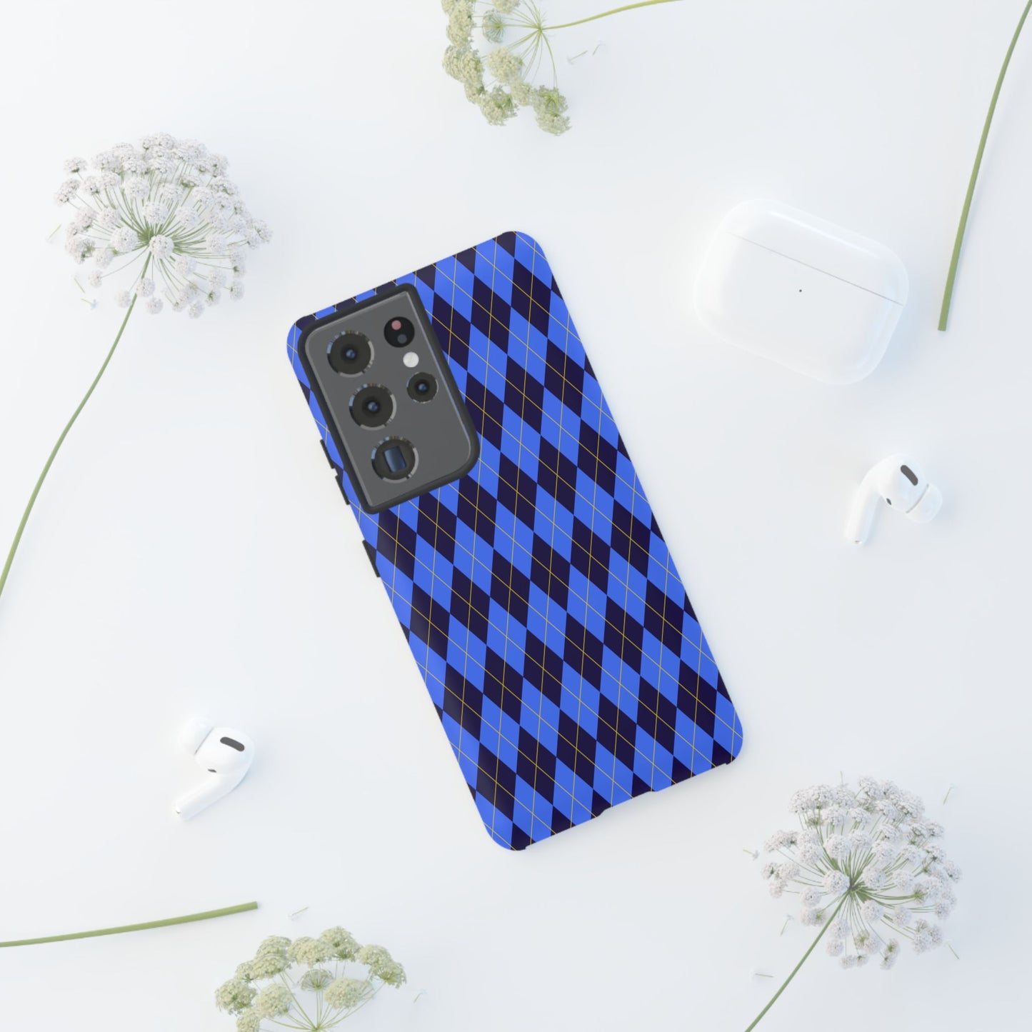 Stylish Argyle Phone Case - Tough Cases for Trendsetters