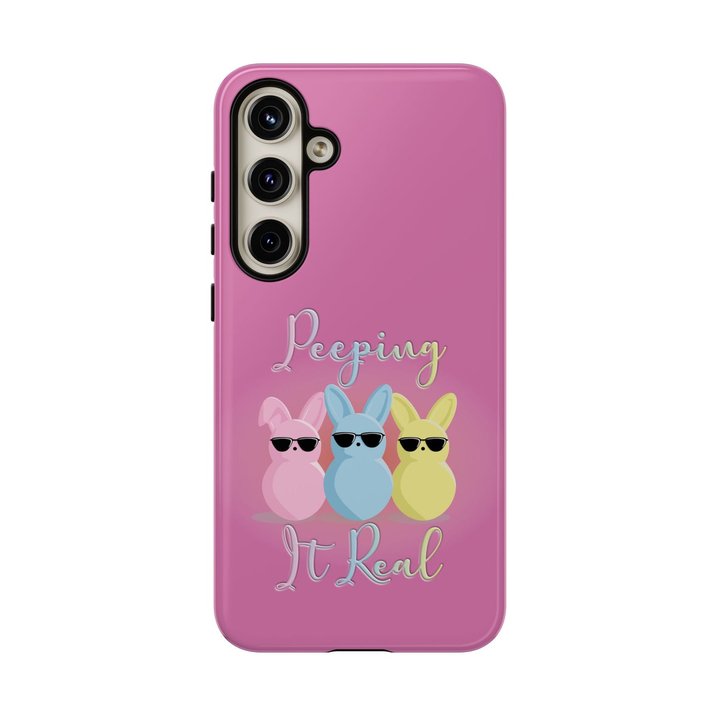 Phone Case - Peeping It Real Bunny Design for Easter & Spring