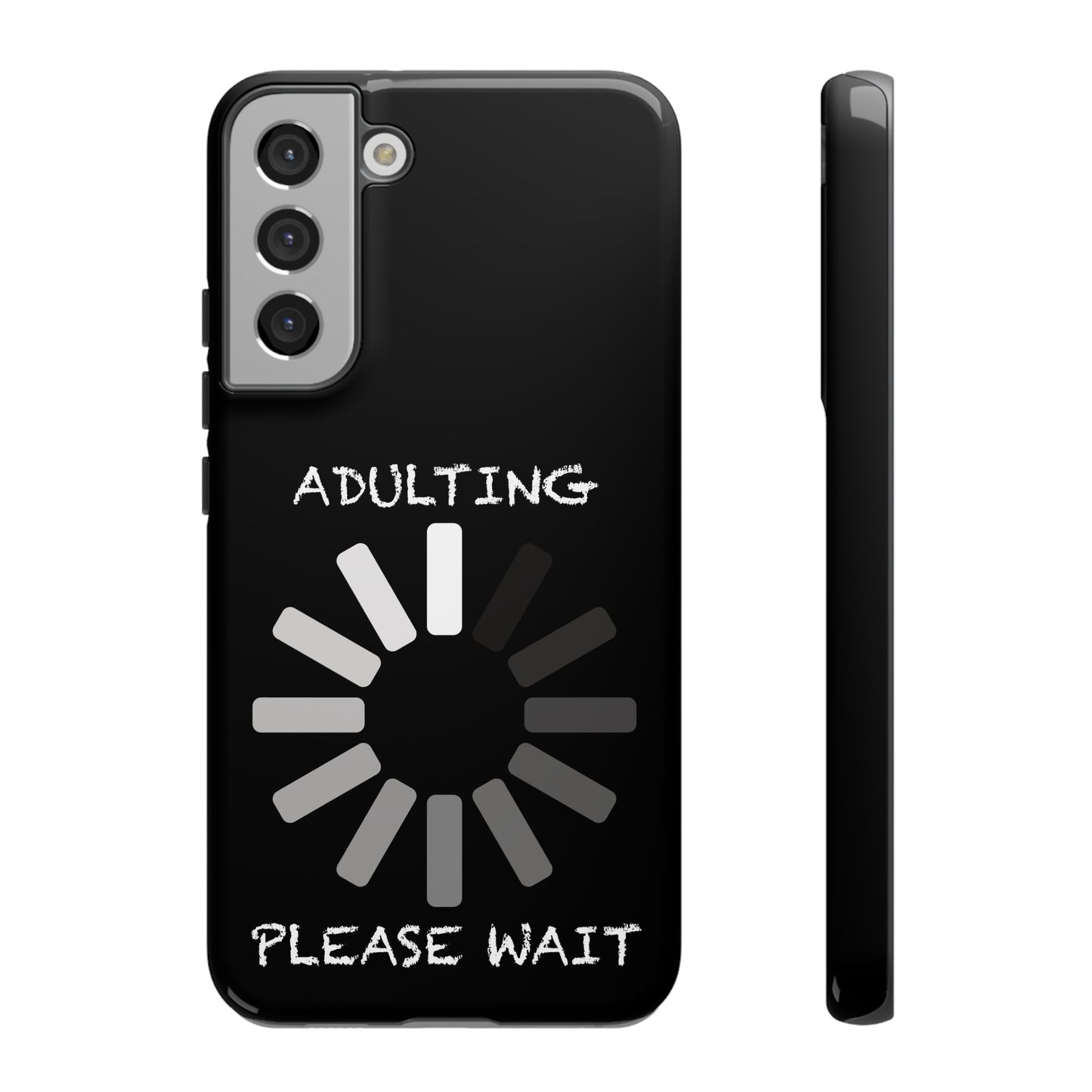 Phone Case - Adulting Please Wait Funny Tough Cases for Adults