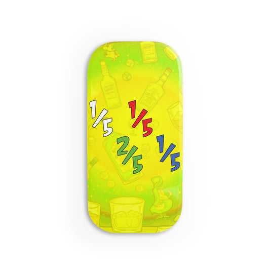 1/5, 2/5, Red Fifth, Blue Fifth - Mobile Phone Clip-Grips
