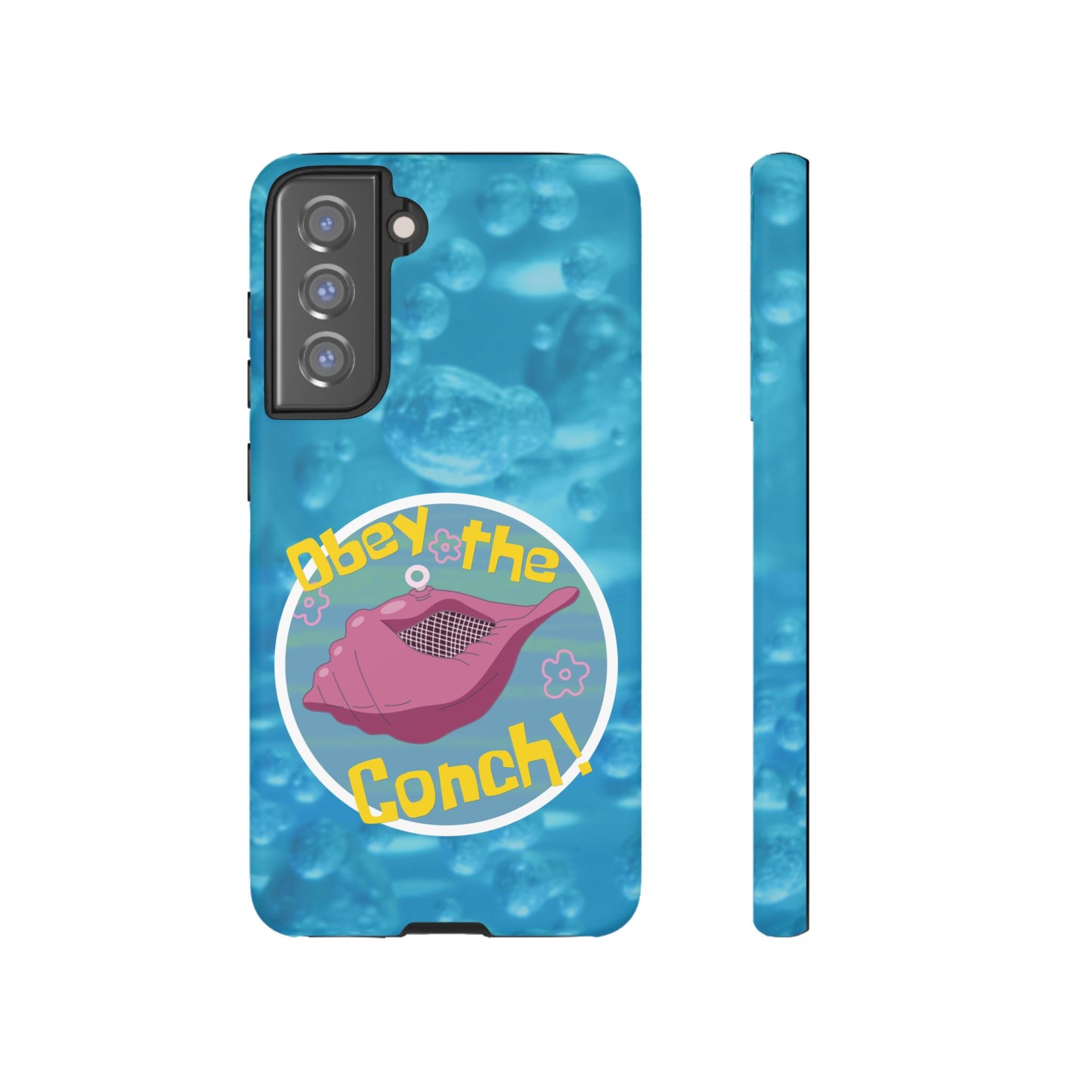 Phone Cases - Obey the Conch, Spongebob Design