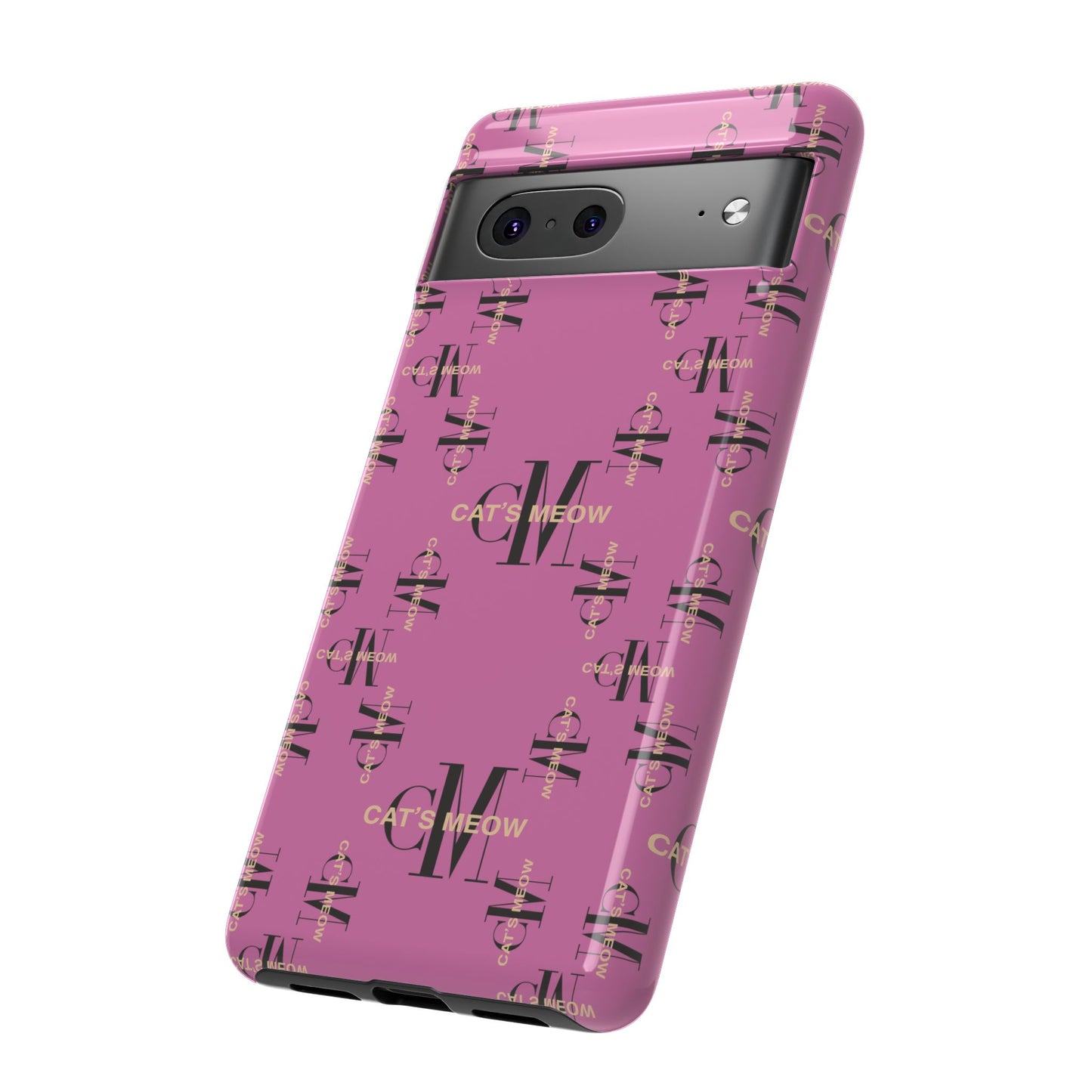 Phone Cases - Cat's Meow Logo Pattern Tough Cases