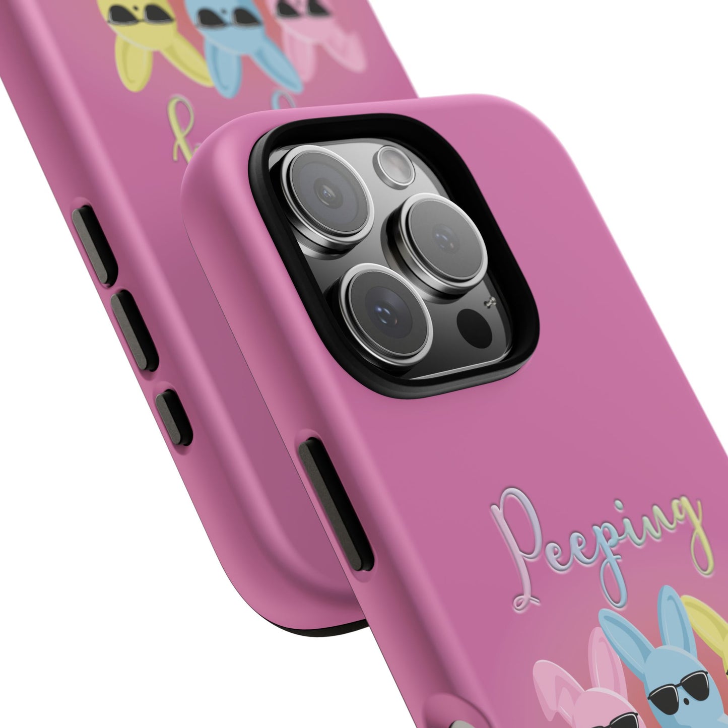 Phone Case - Peeping It Real Bunny Design for Easter & Spring