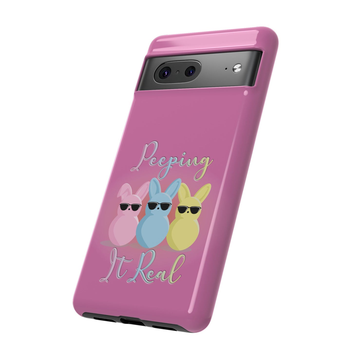 Phone Case - Peeping It Real Bunny Design for Easter & Spring