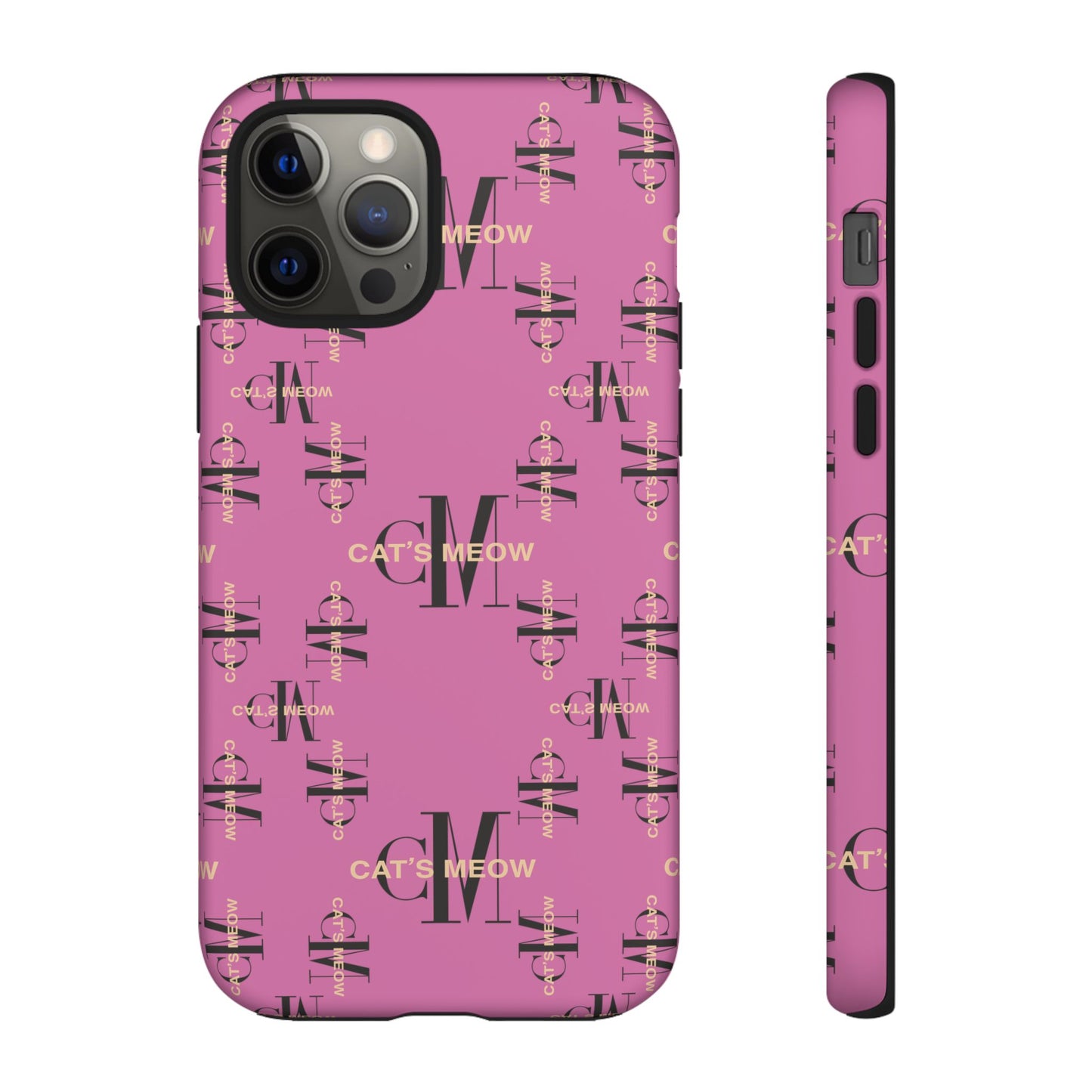 Phone Cases - Cat's Meow Logo Pattern Tough Cases