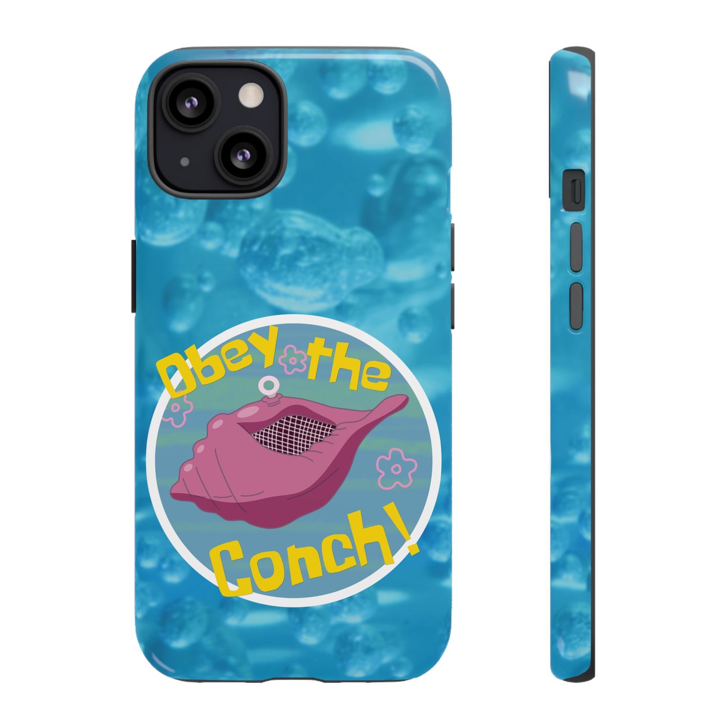 Phone Cases - Obey the Conch, Spongebob Design