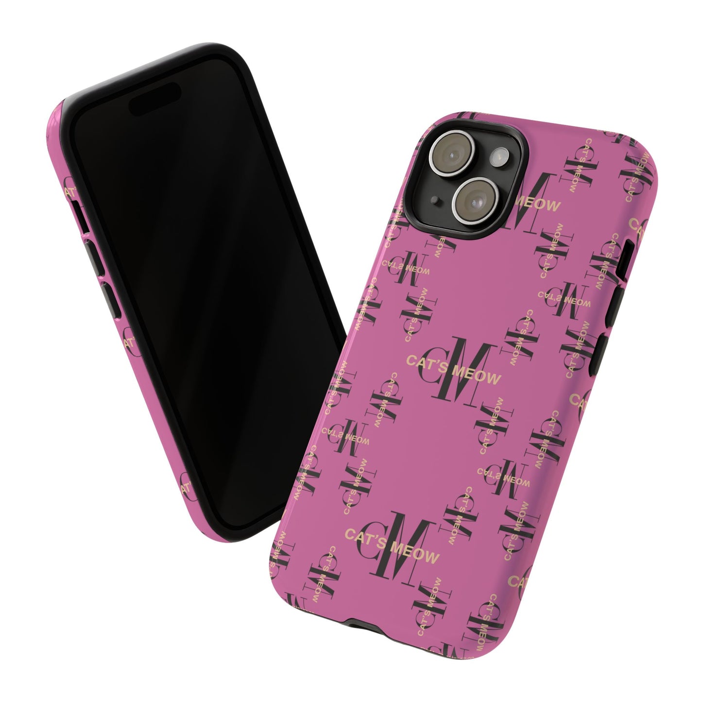 Phone Cases - Cat's Meow Logo Pattern Tough Cases