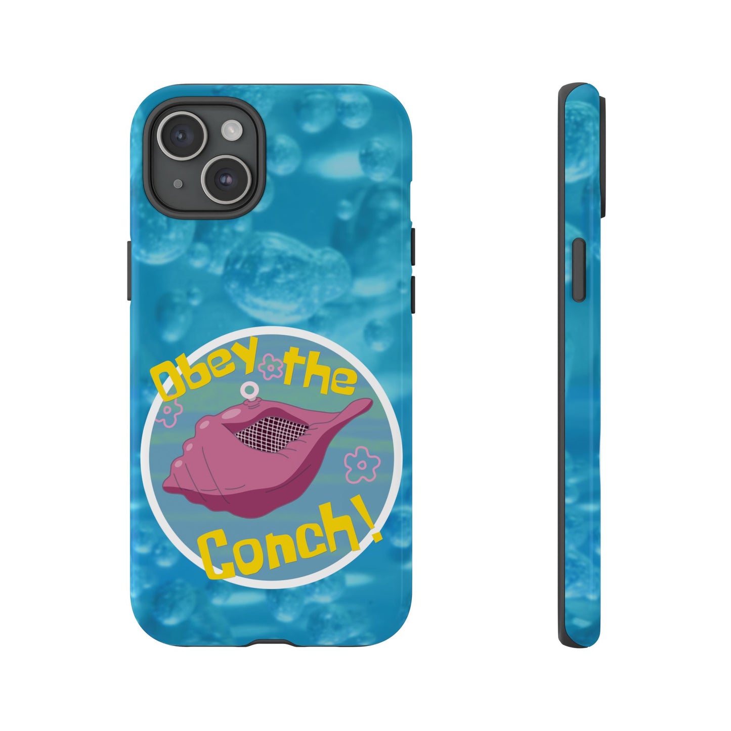 Phone Cases - Obey the Conch, Spongebob Design