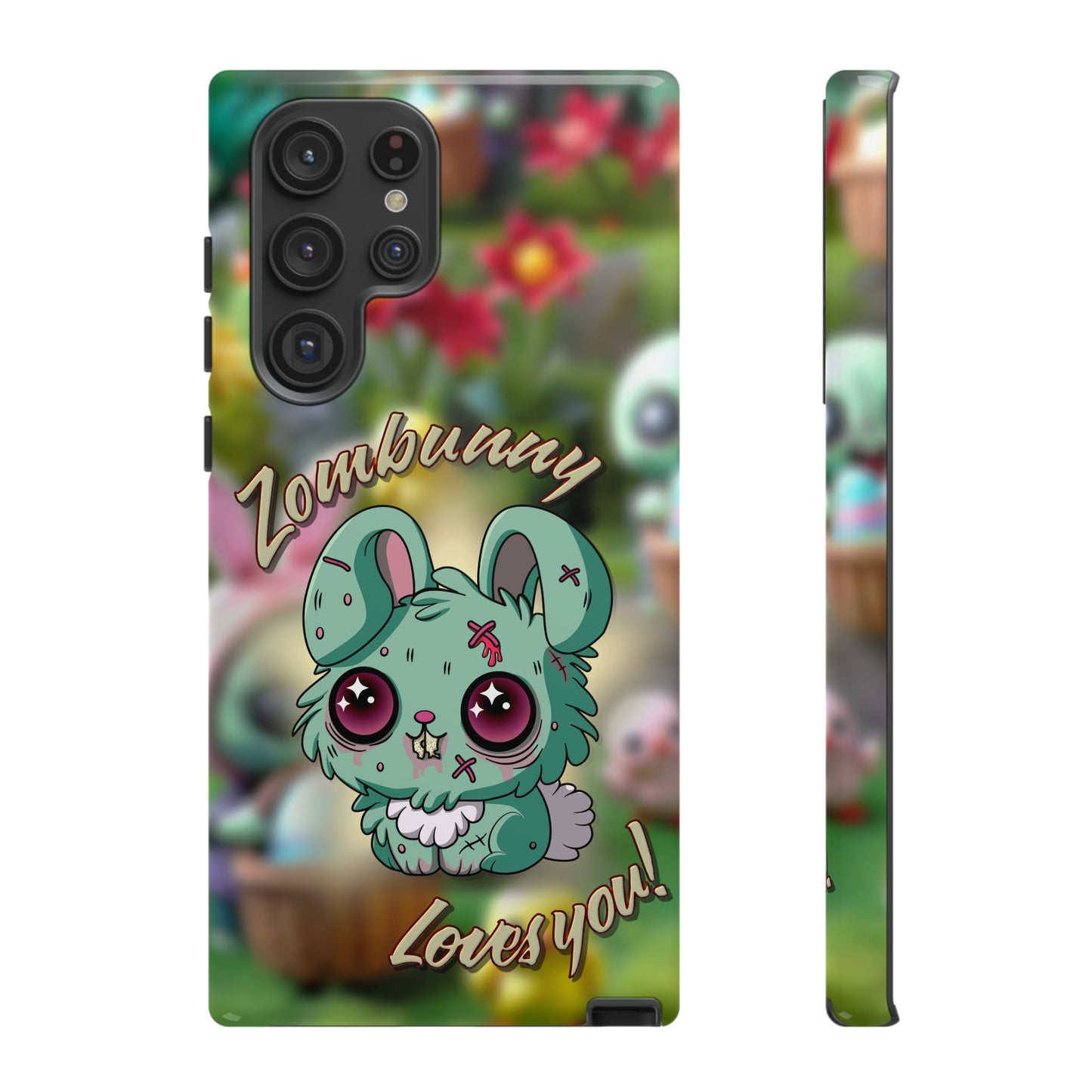 Phone Case - Cute Zombie Bunny - Zombunny Loves You