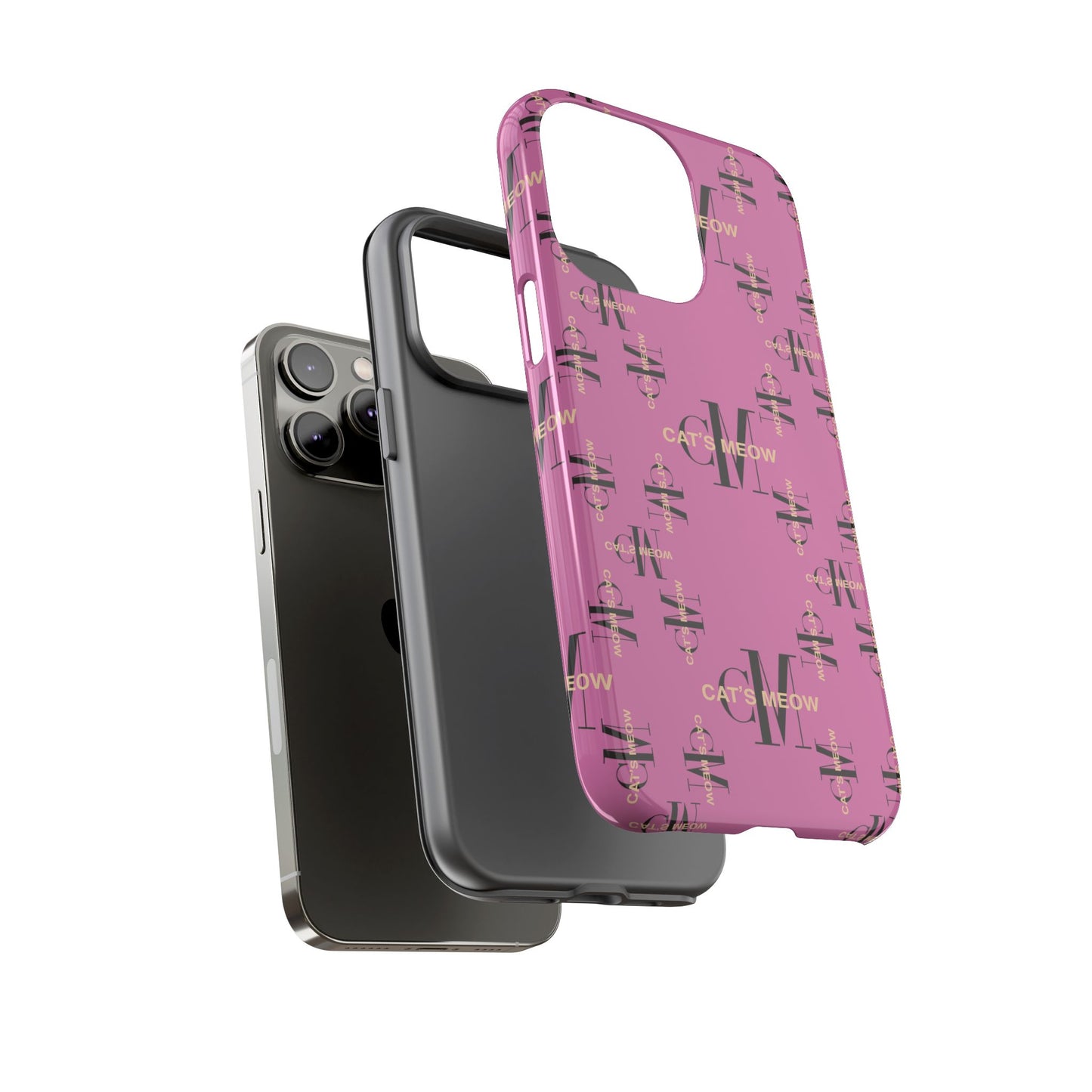 Phone Cases - Cat's Meow Logo Pattern Tough Cases