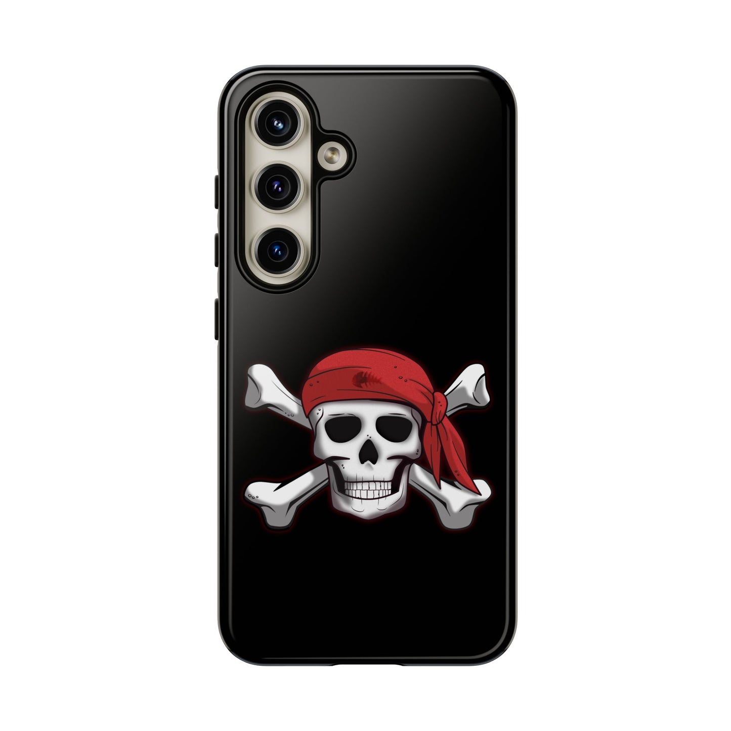 Pirate Skull and Crossbones with Jolly Roger Bandana - Tough Cases