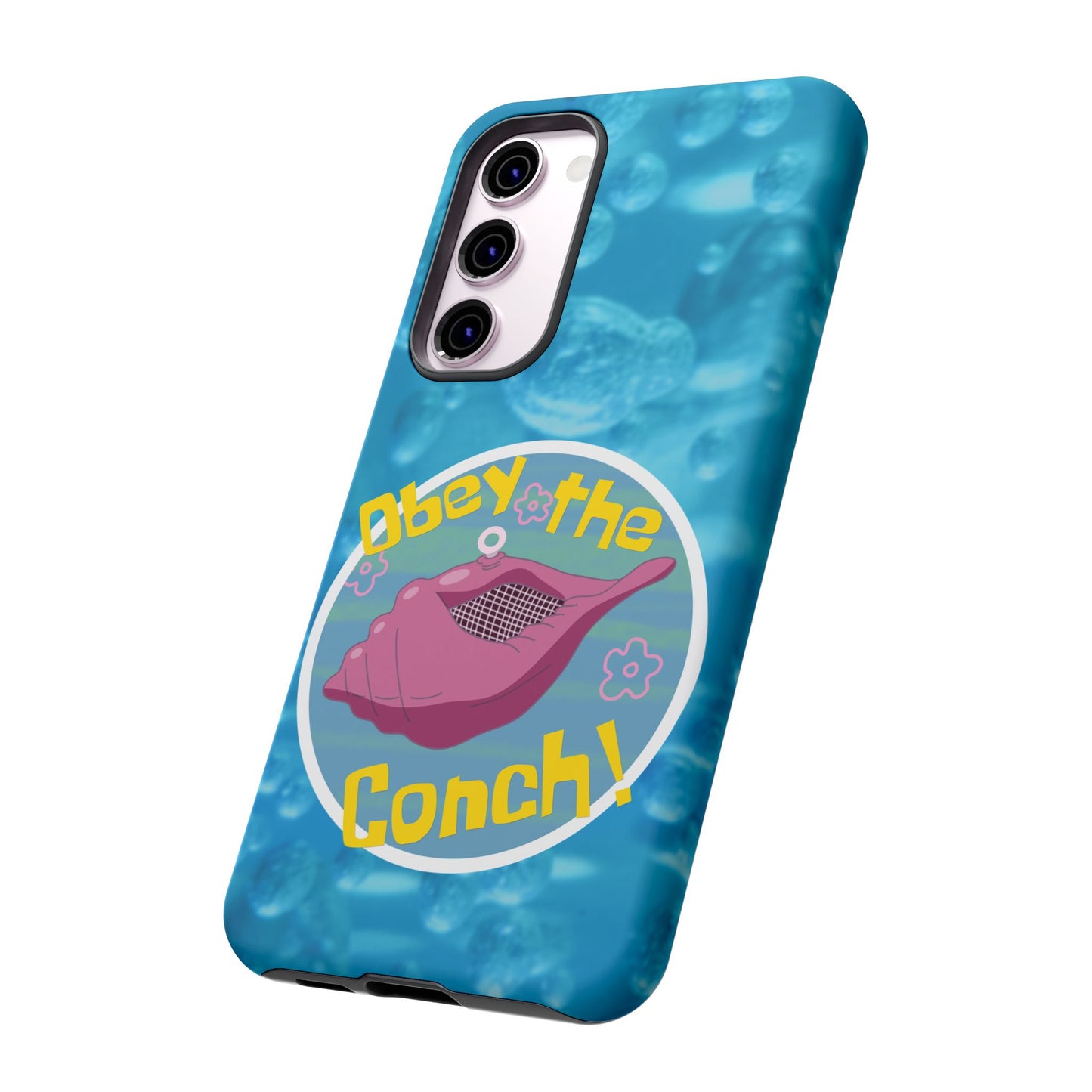 Phone Cases - Obey the Conch, Spongebob Design