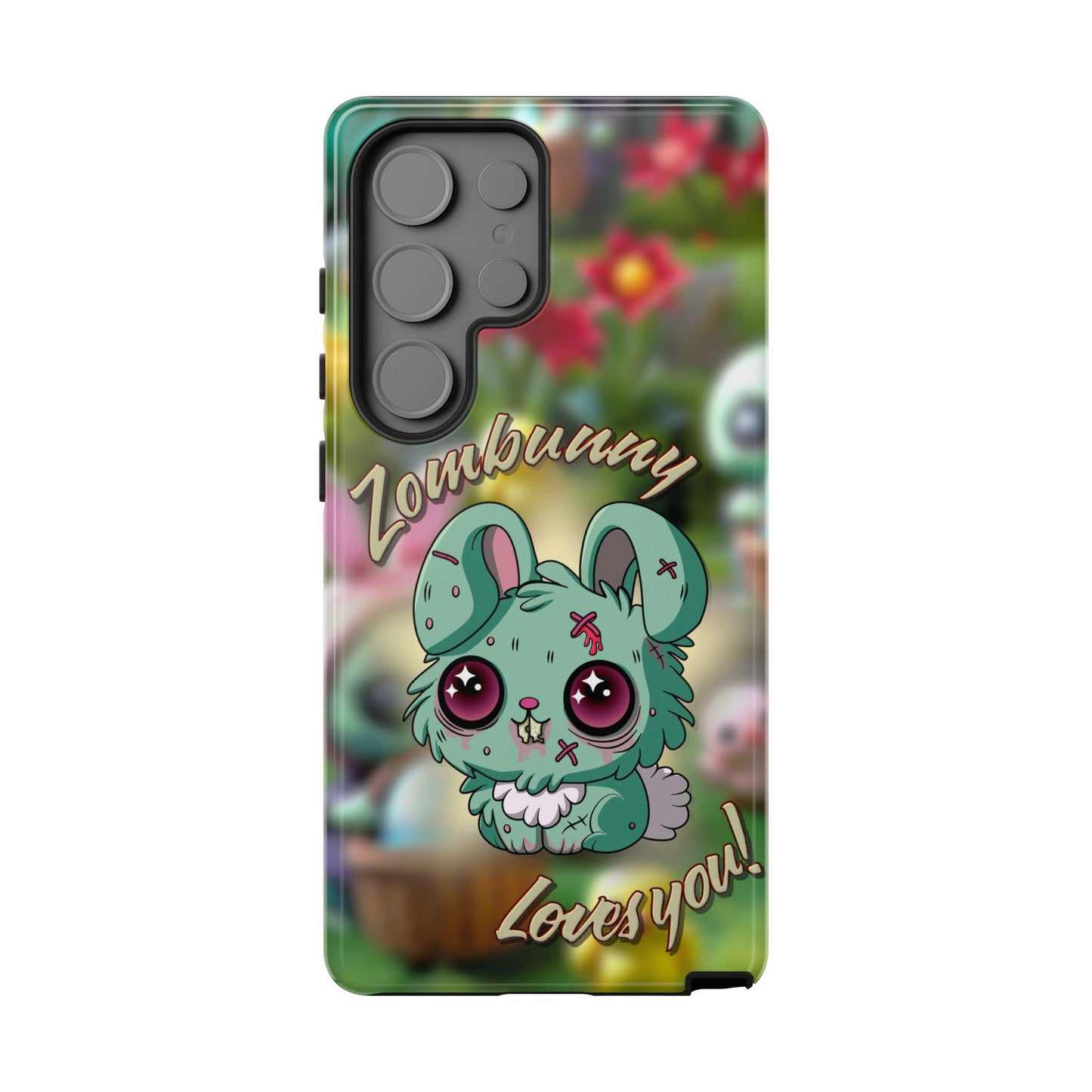 Phone Case - Cute Zombie Bunny - Zombunny Loves You