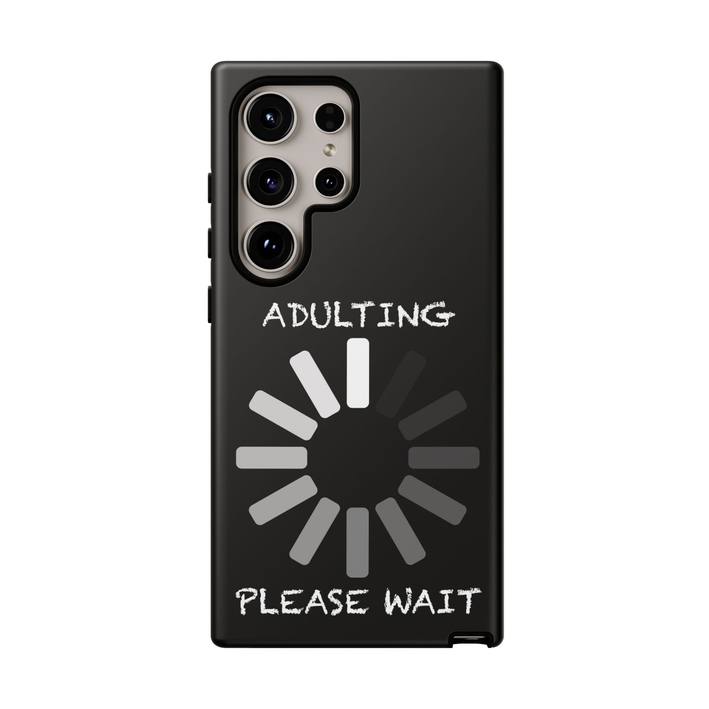 Phone Case - Adulting Please Wait Funny Tough Cases for Adults