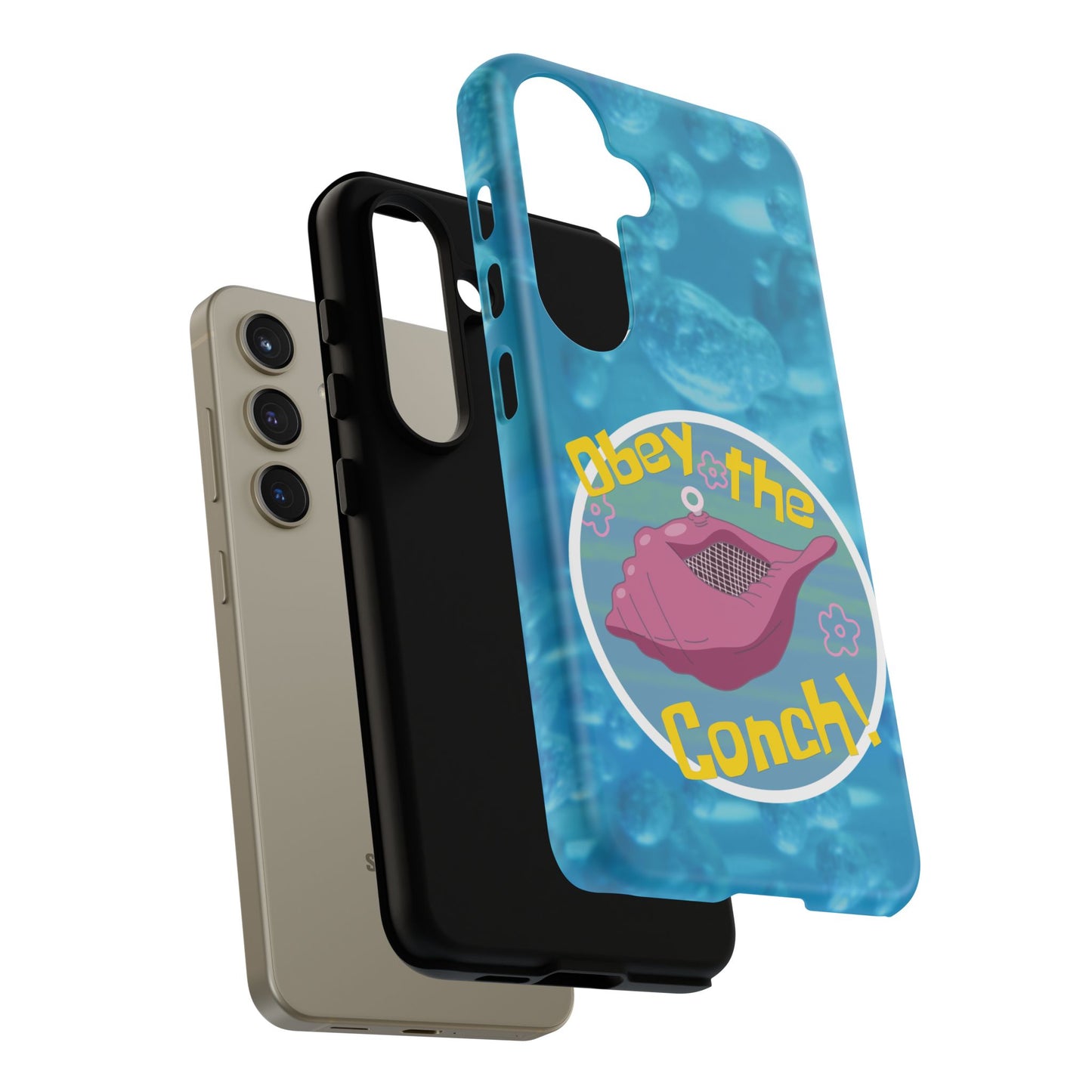 Phone Cases - Obey the Conch, Spongebob Design