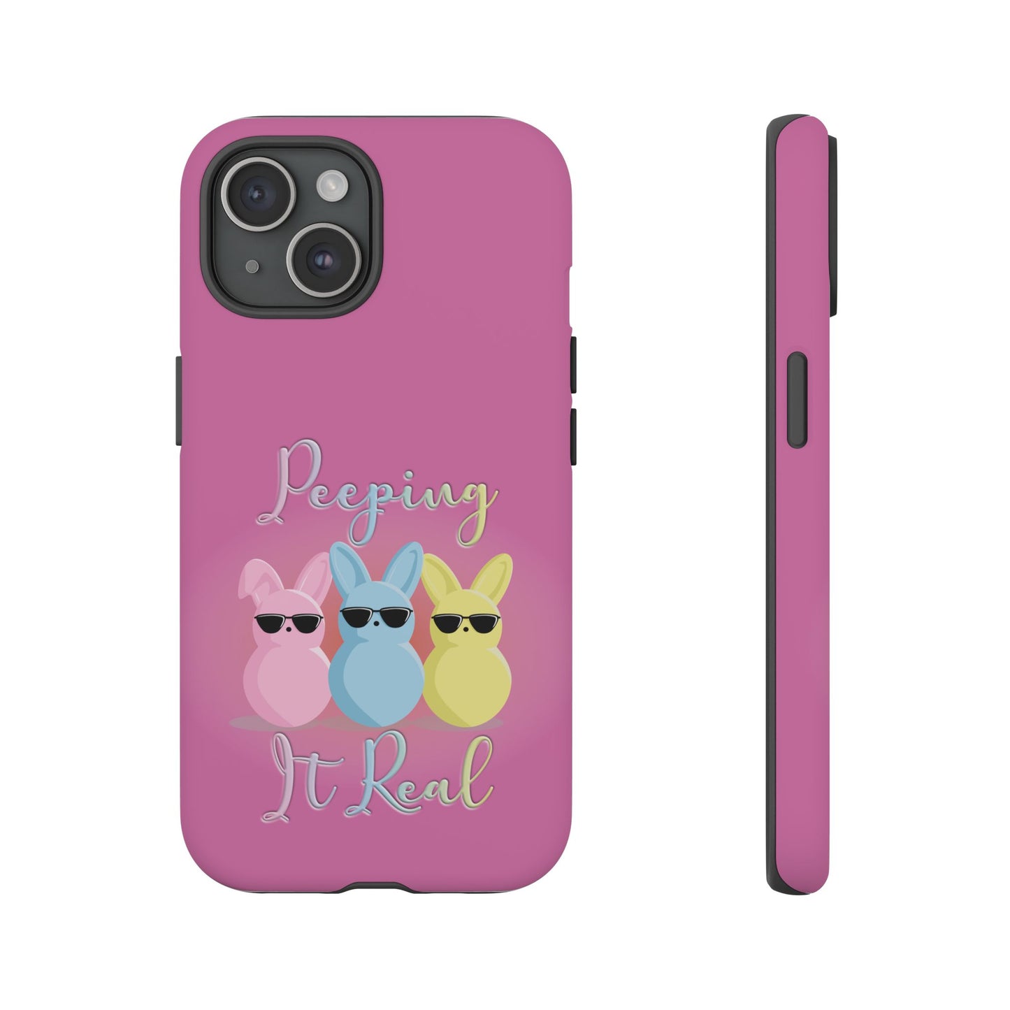 Phone Case - Peeping It Real Bunny Design for Easter & Spring