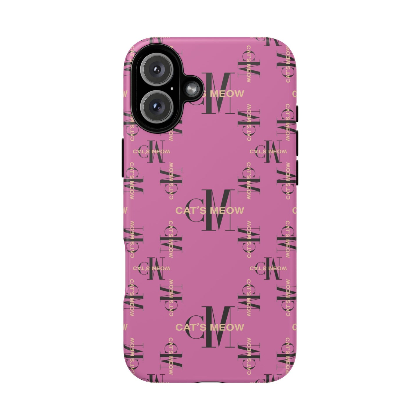 Phone Cases - Cat's Meow Logo Pattern Tough Cases