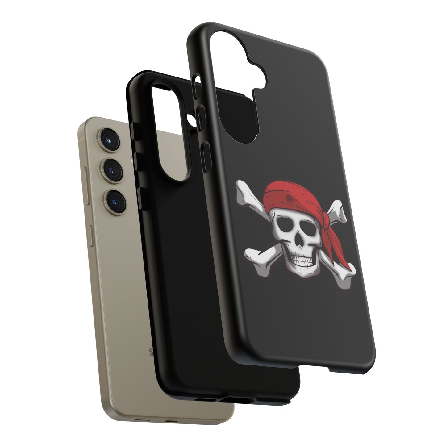 Pirate Skull and Crossbones with Jolly Roger Bandana - Tough Cases