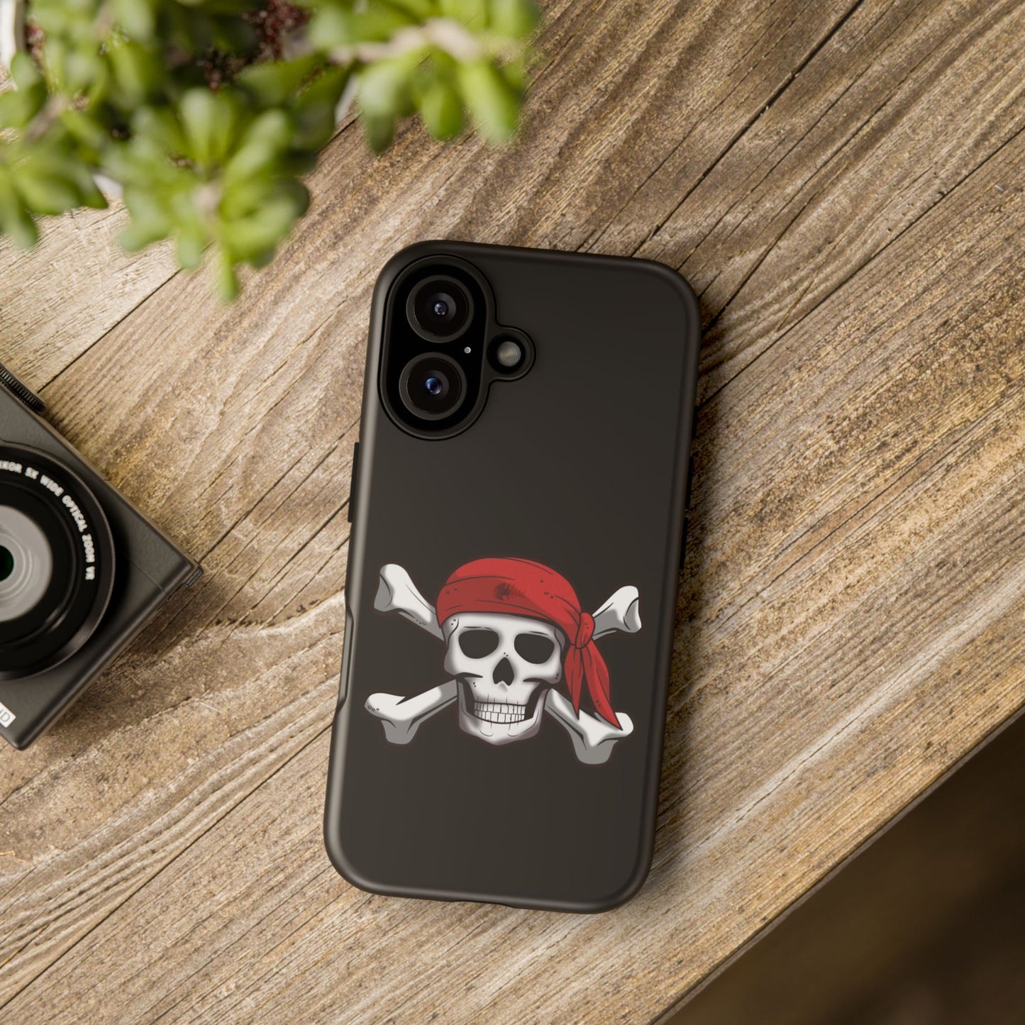 Pirate Skull and Crossbones with Jolly Roger Bandana - Tough Cases