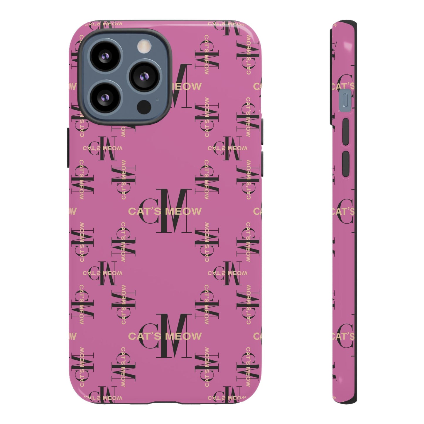 Phone Cases - Cat's Meow Logo Pattern Tough Cases