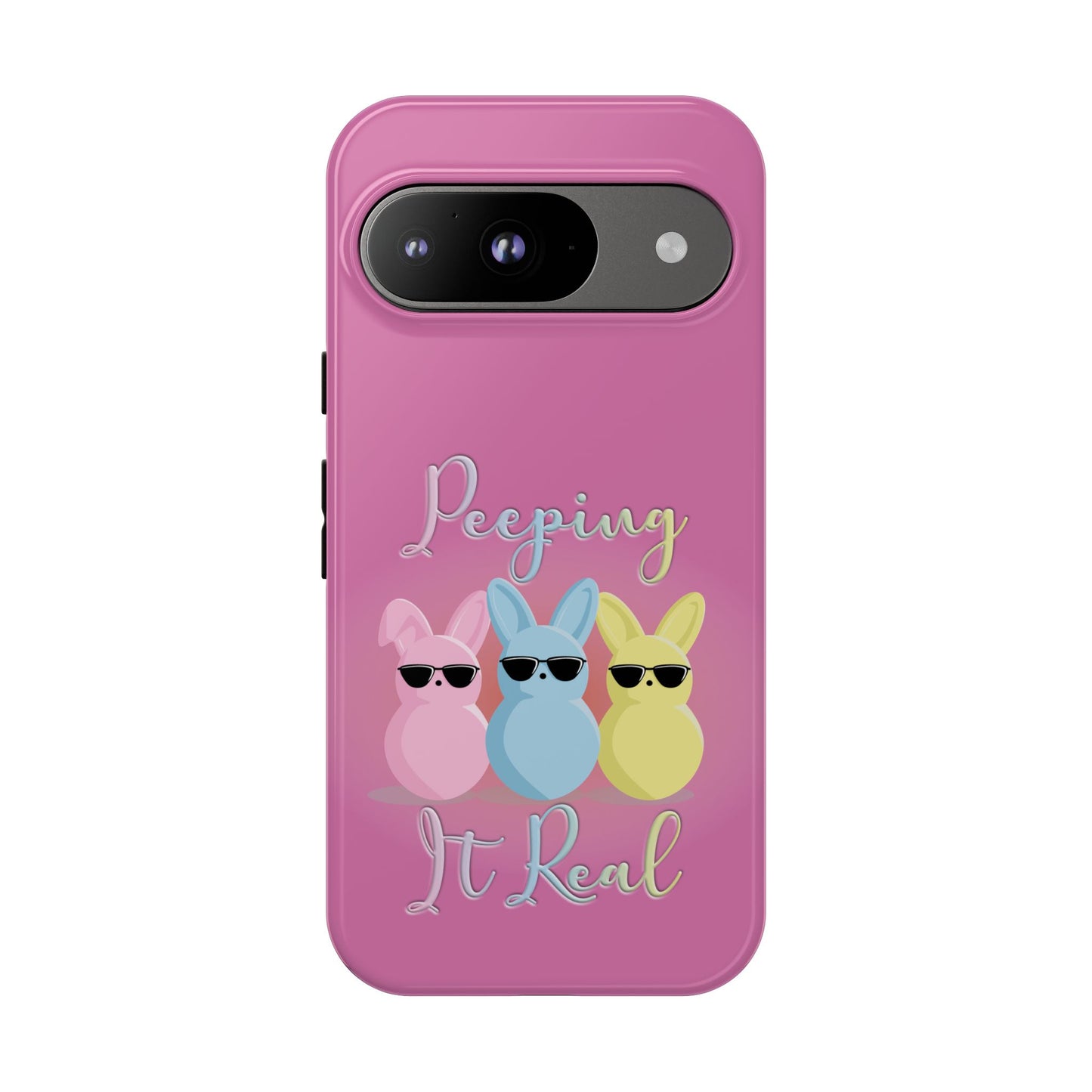 Phone Case - Peeping It Real Bunny Design for Easter & Spring