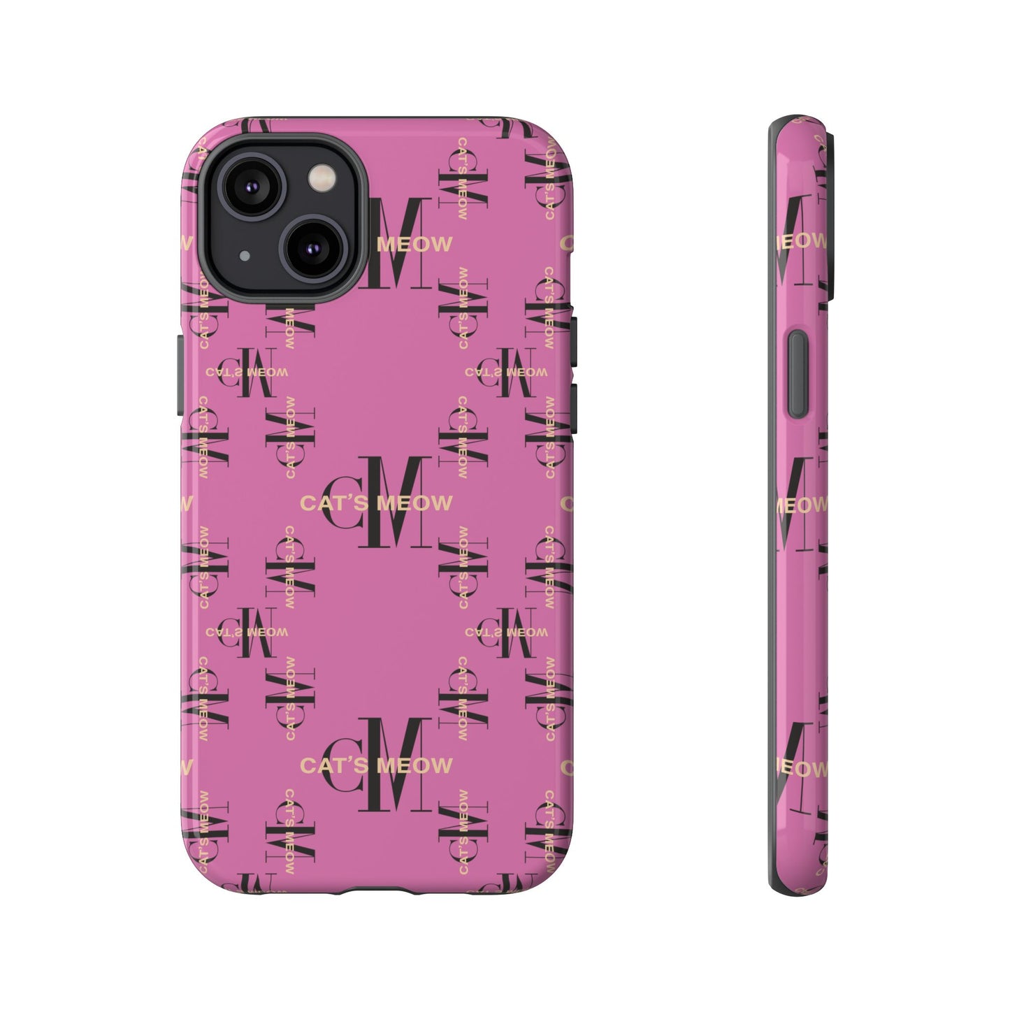 Phone Cases - Cat's Meow Logo Pattern Tough Cases