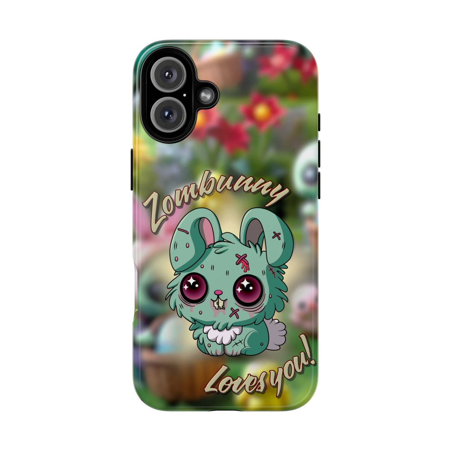 Phone Case - Cute Zombie Bunny - Zombunny Loves You