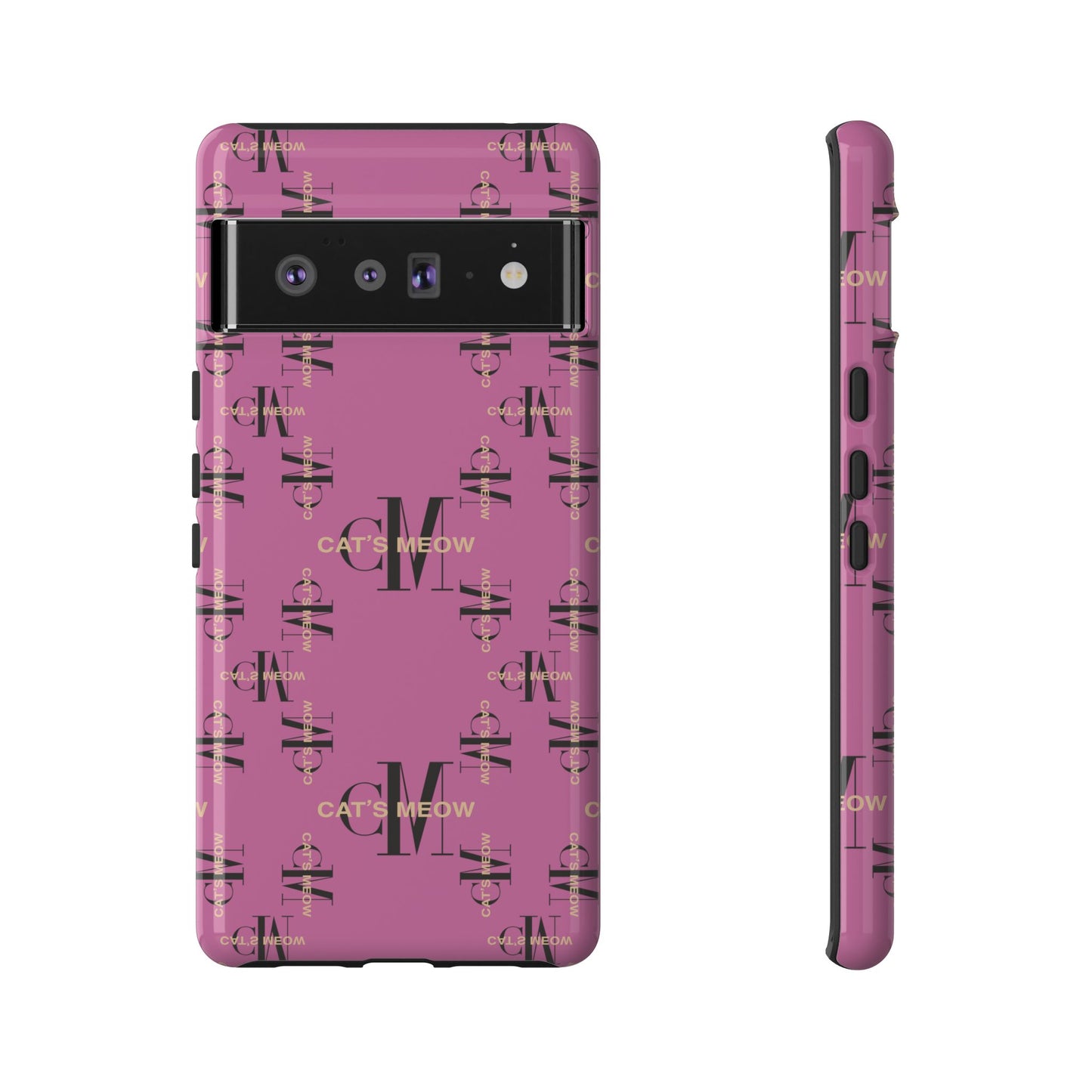 Phone Cases - Cat's Meow Logo Pattern Tough Cases