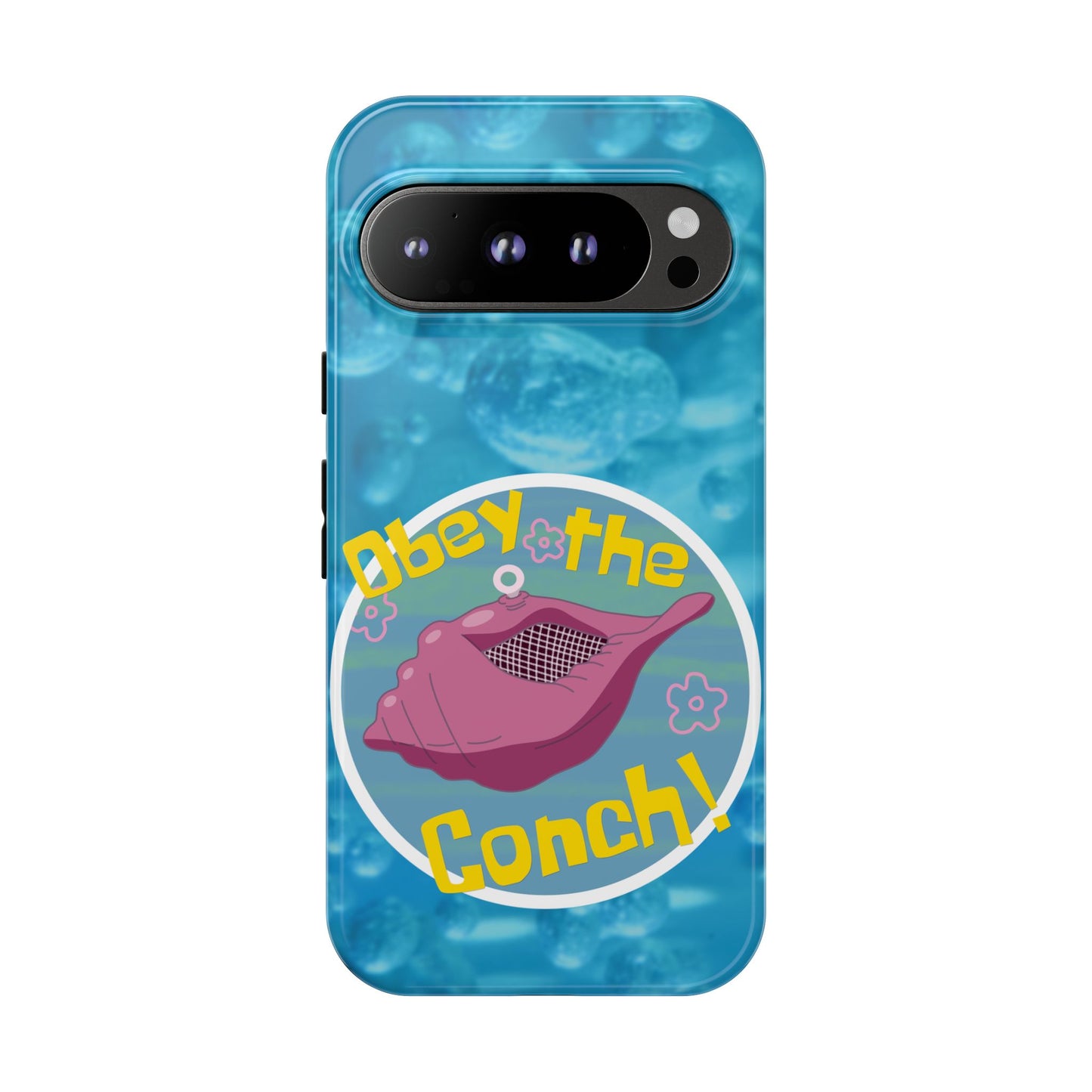 Phone Cases - Obey the Conch, Spongebob Design