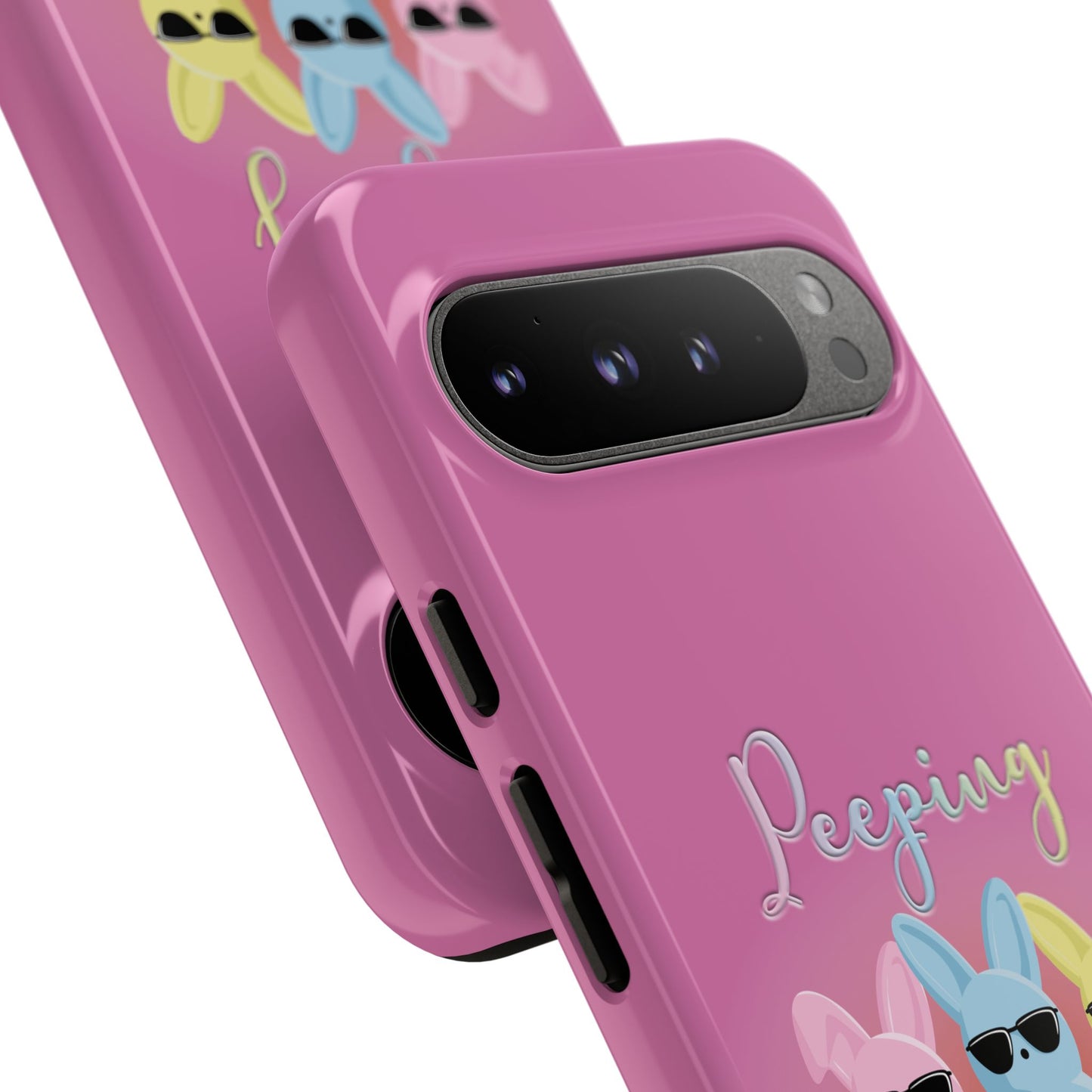 Phone Case - Peeping It Real Bunny Design for Easter & Spring