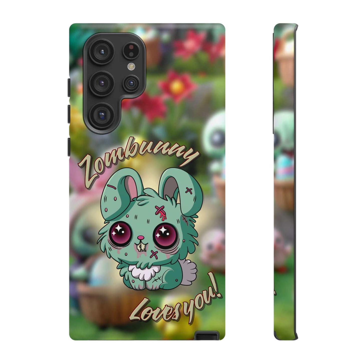 Phone Case - Cute Zombie Bunny - Zombunny Loves You