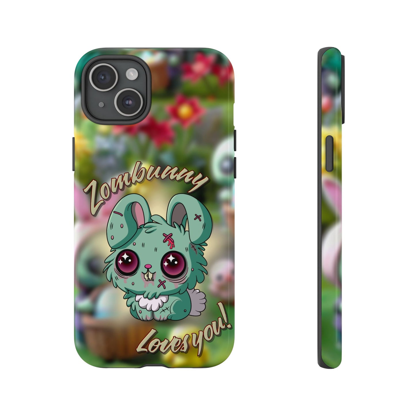 Phone Case - Cute Zombie Bunny - Zombunny Loves You