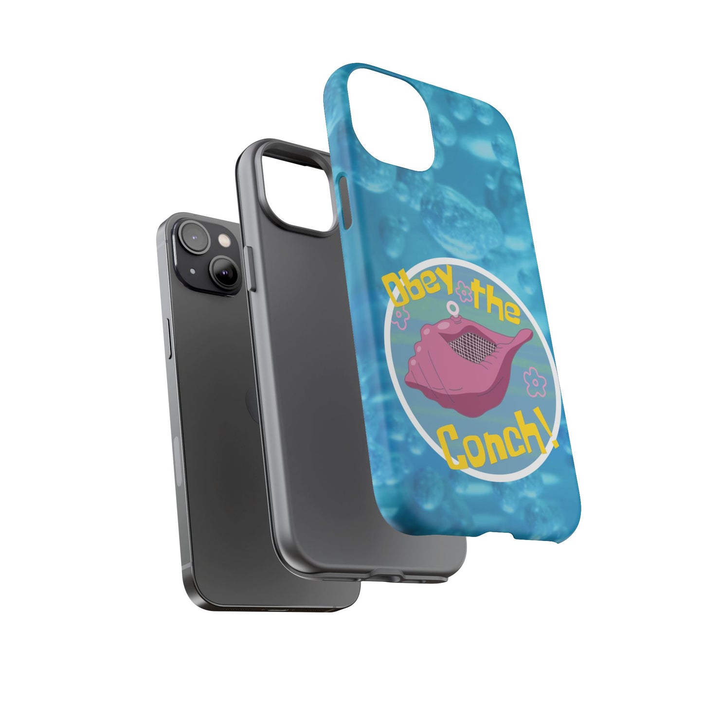 Phone Cases - Obey the Conch, Spongebob Design