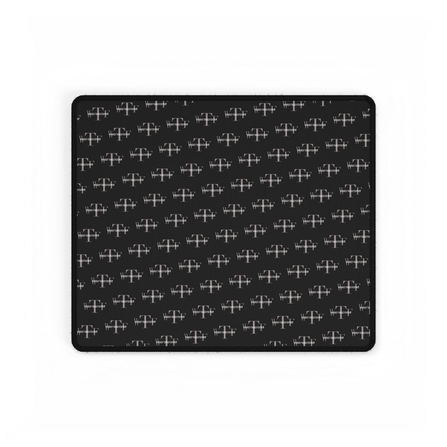 Desk Mat - Whiskey Tango Foxtrot High Fashion Logo Pattern