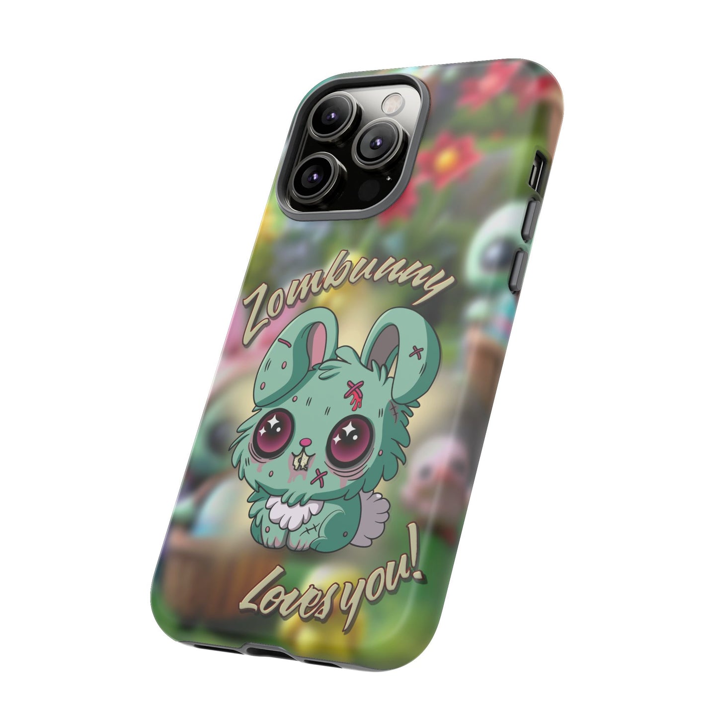 Phone Case - Cute Zombie Bunny - Zombunny Loves You