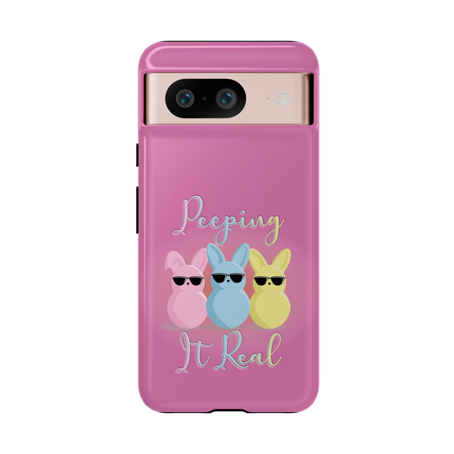 Phone Case - Peeping It Real Bunny Design for Easter & Spring